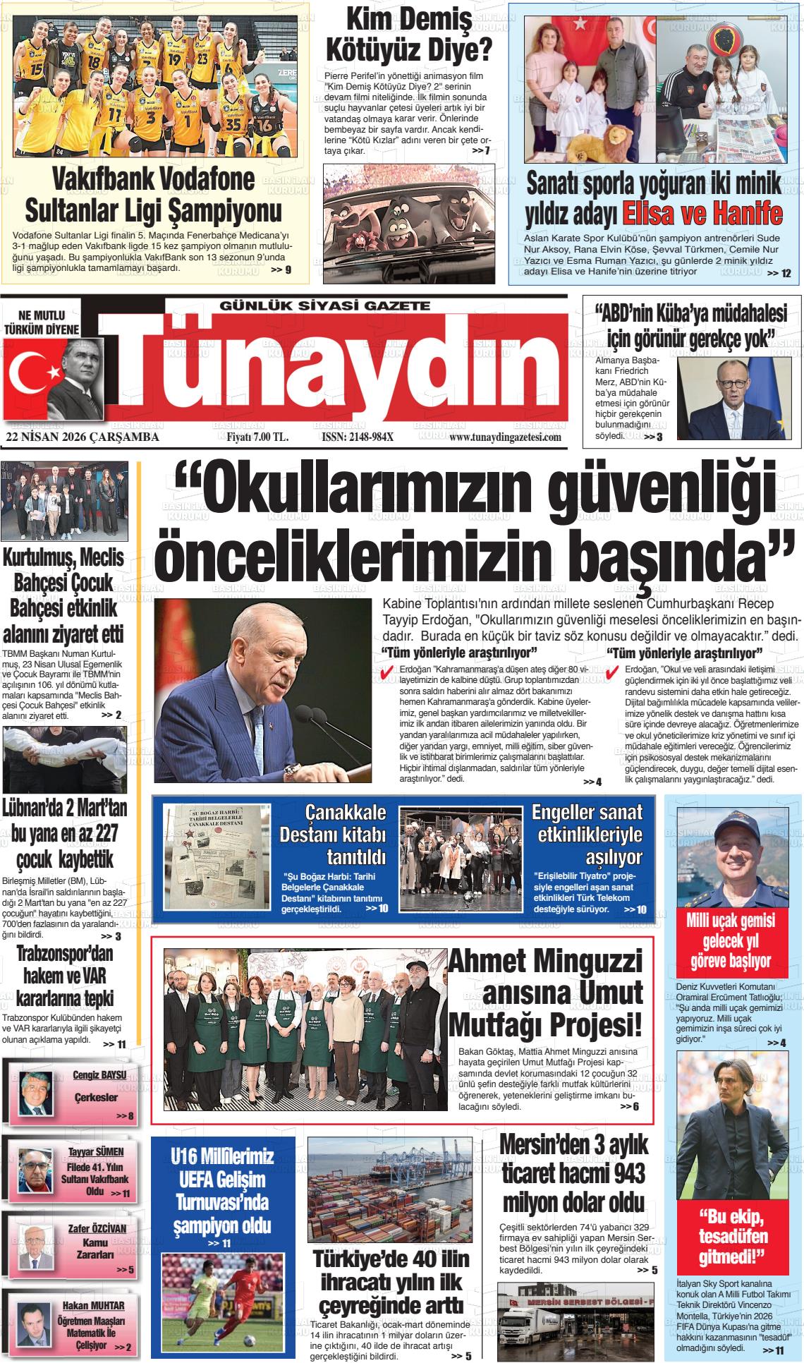 Istanbul Tunaydin 22.04.2026