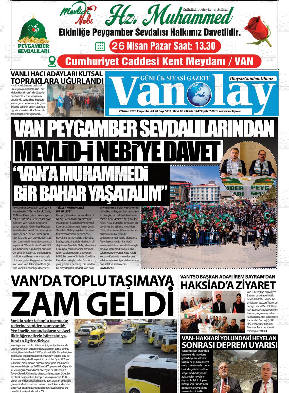 Van Olay 22.04.2026