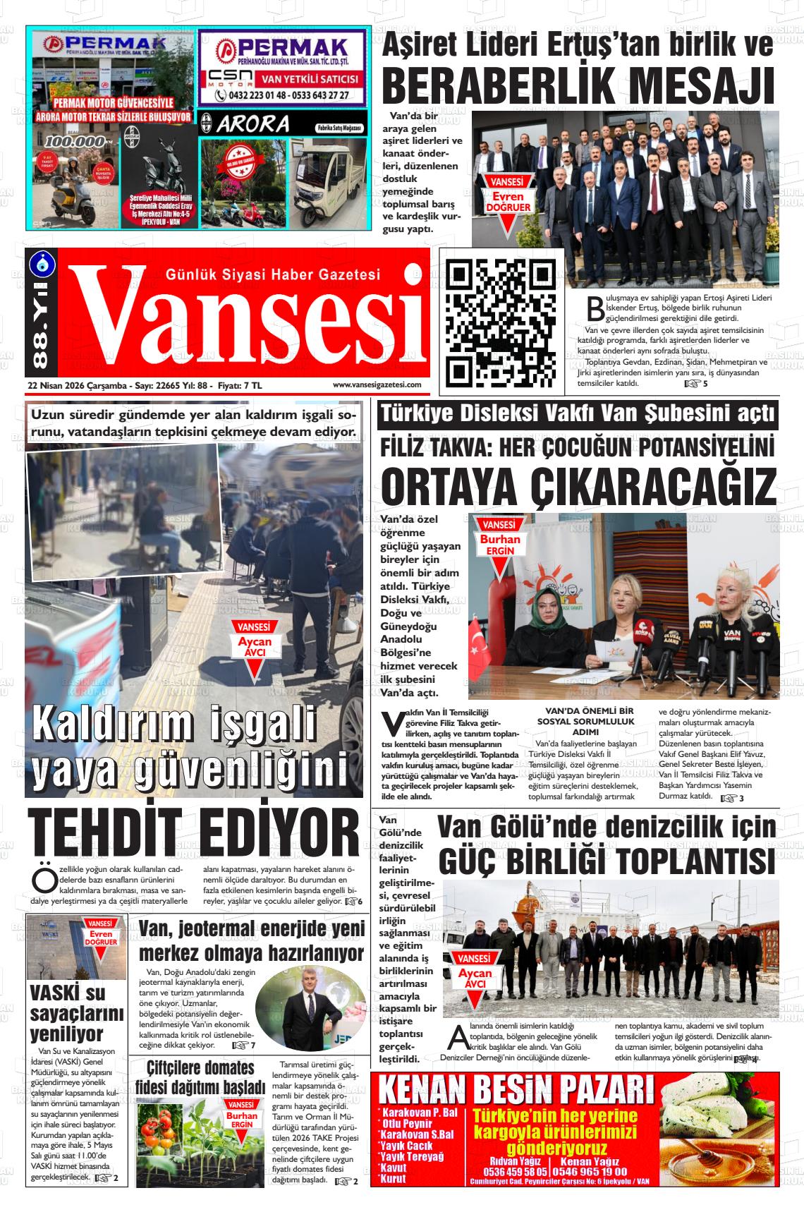 Van Sesi 22.04.2026