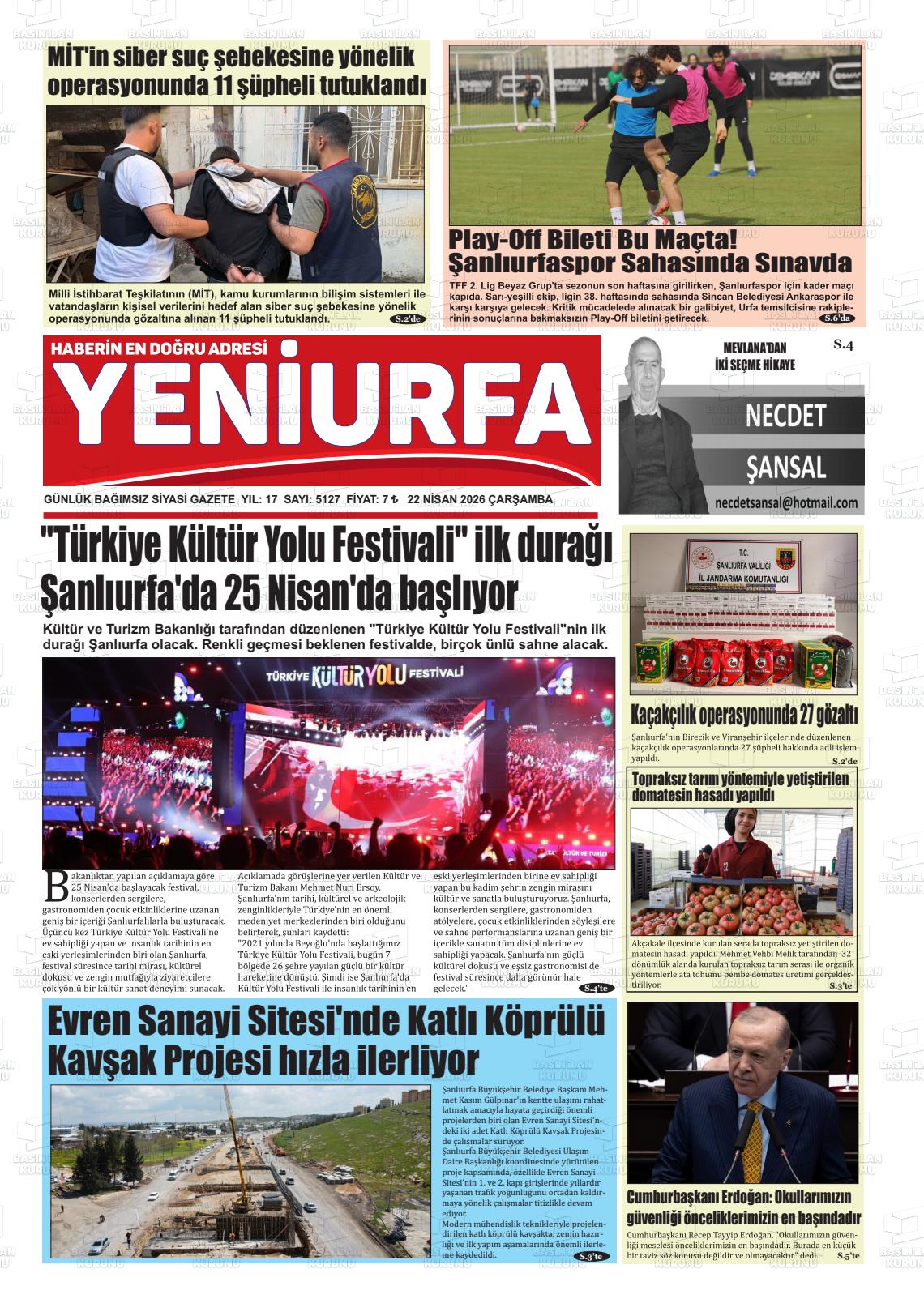 Sanliurfa Yeniurfa 22.04.2026