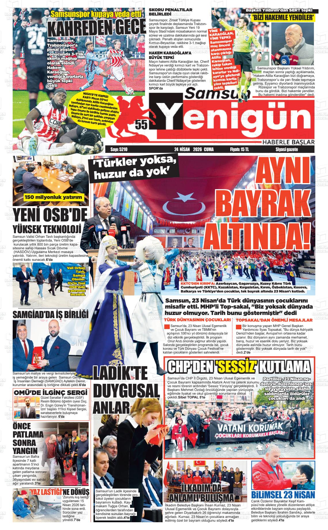 Samsun 55 Yenigun 24.04.2026