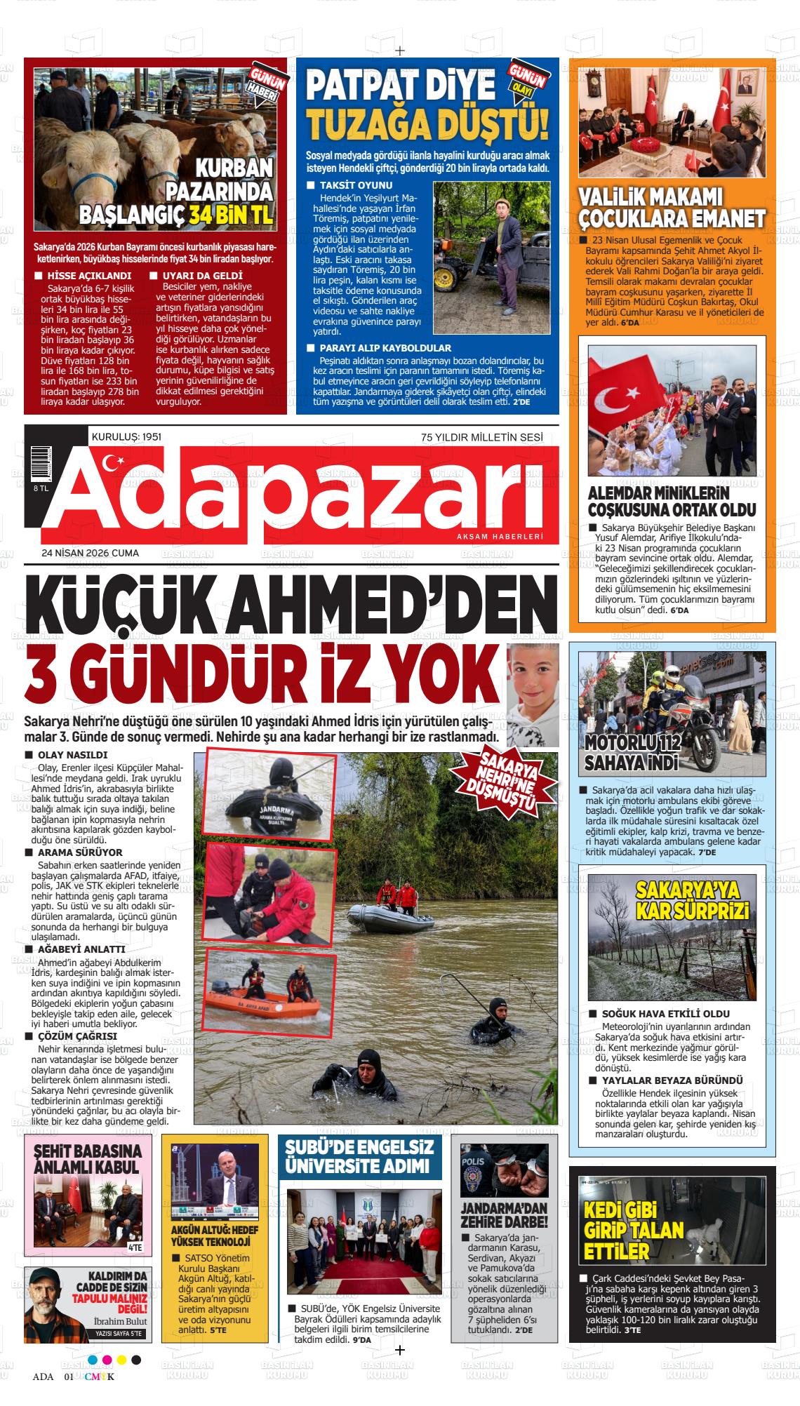 Sakarya Adapazariaksamhaberleri 24.04.2026