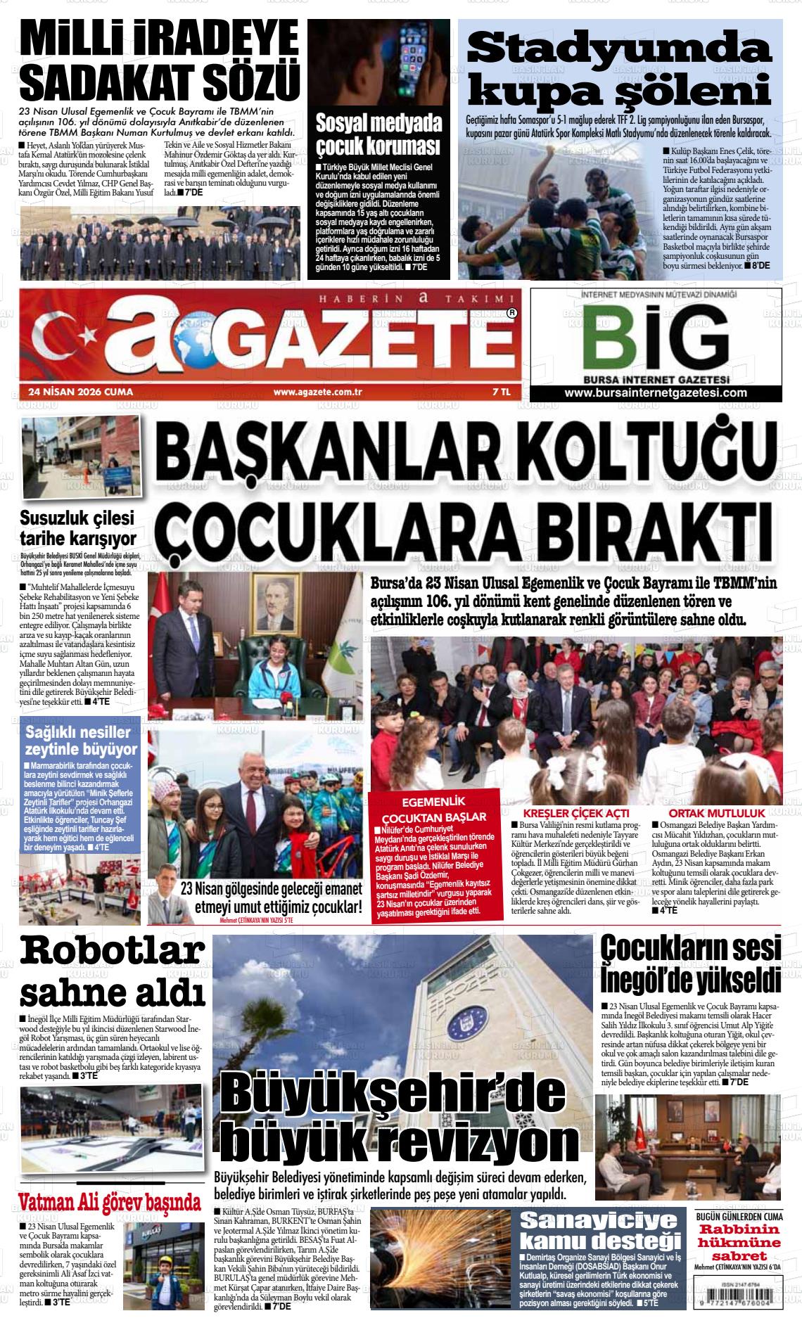 Bursa Agazete 24.04.2026