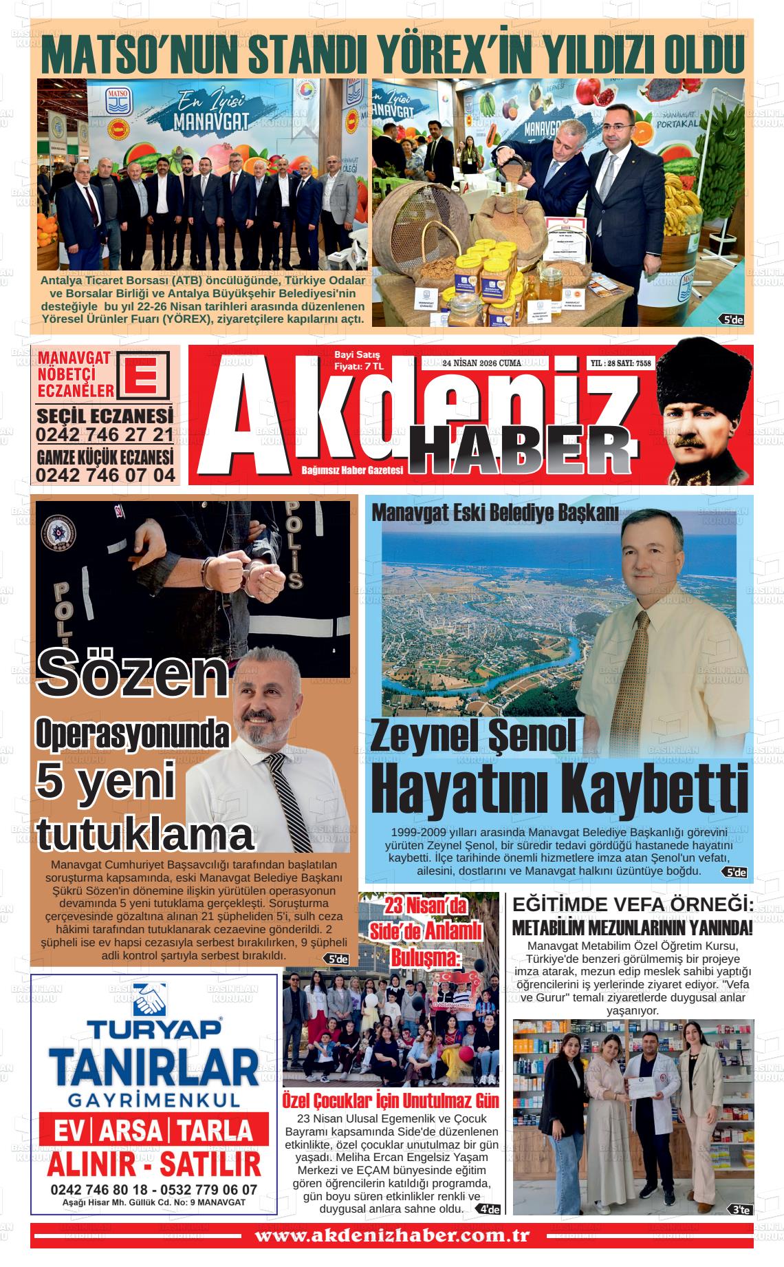 Antalya Akdenizhaber 24.04.2026