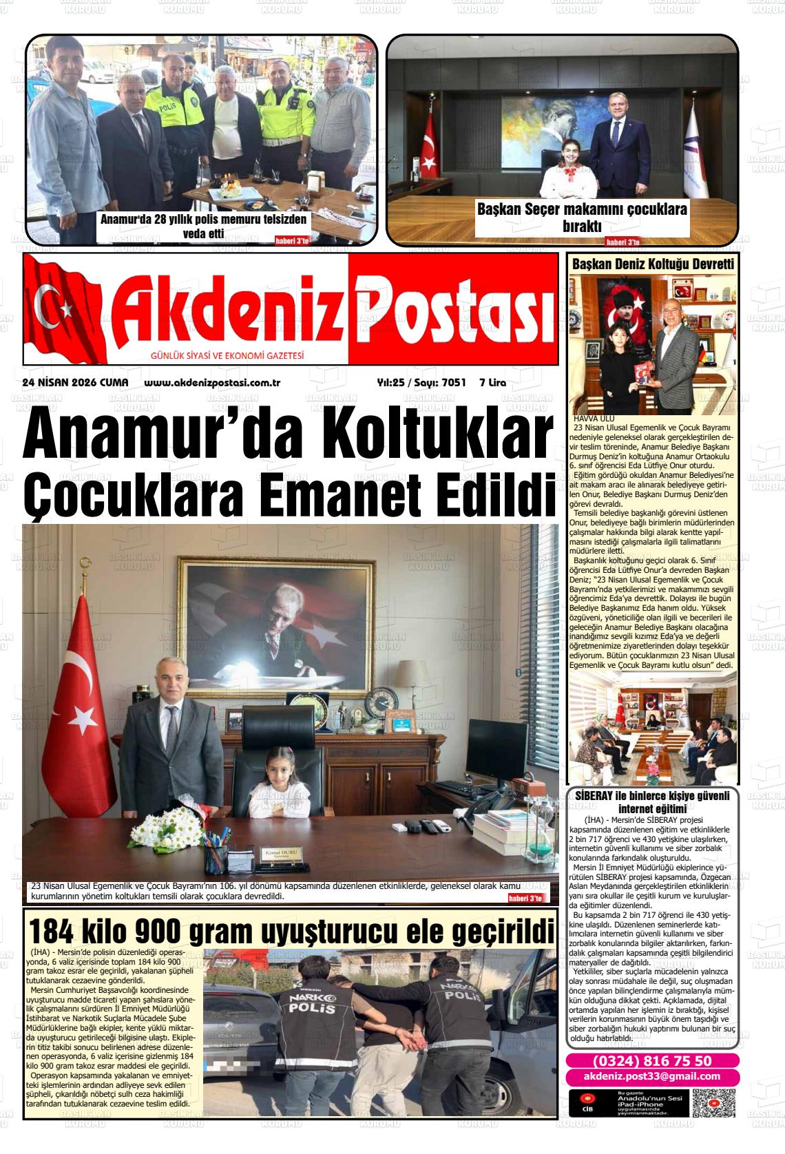 Mersin Akdenizpostasi 24.04.2026