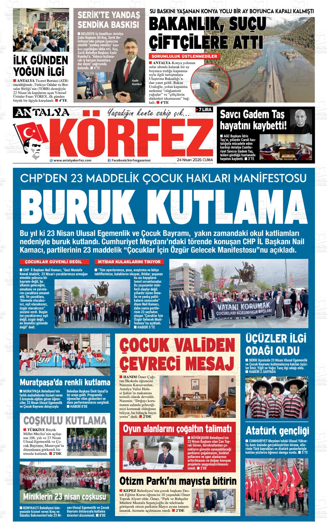 Antalya Korfez 24.04.2026
