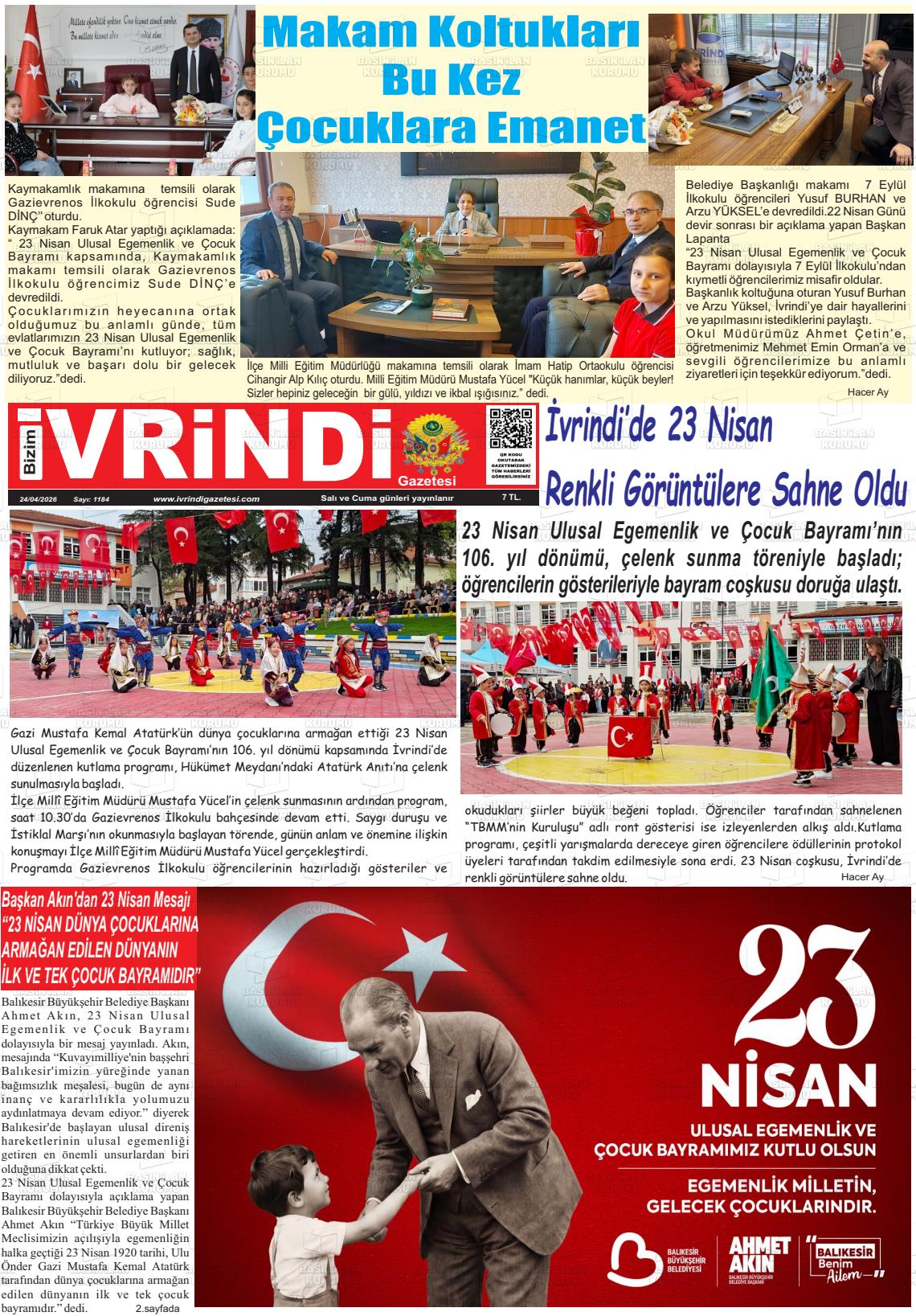 Balikesir Bizimivrindi 24.04.2026