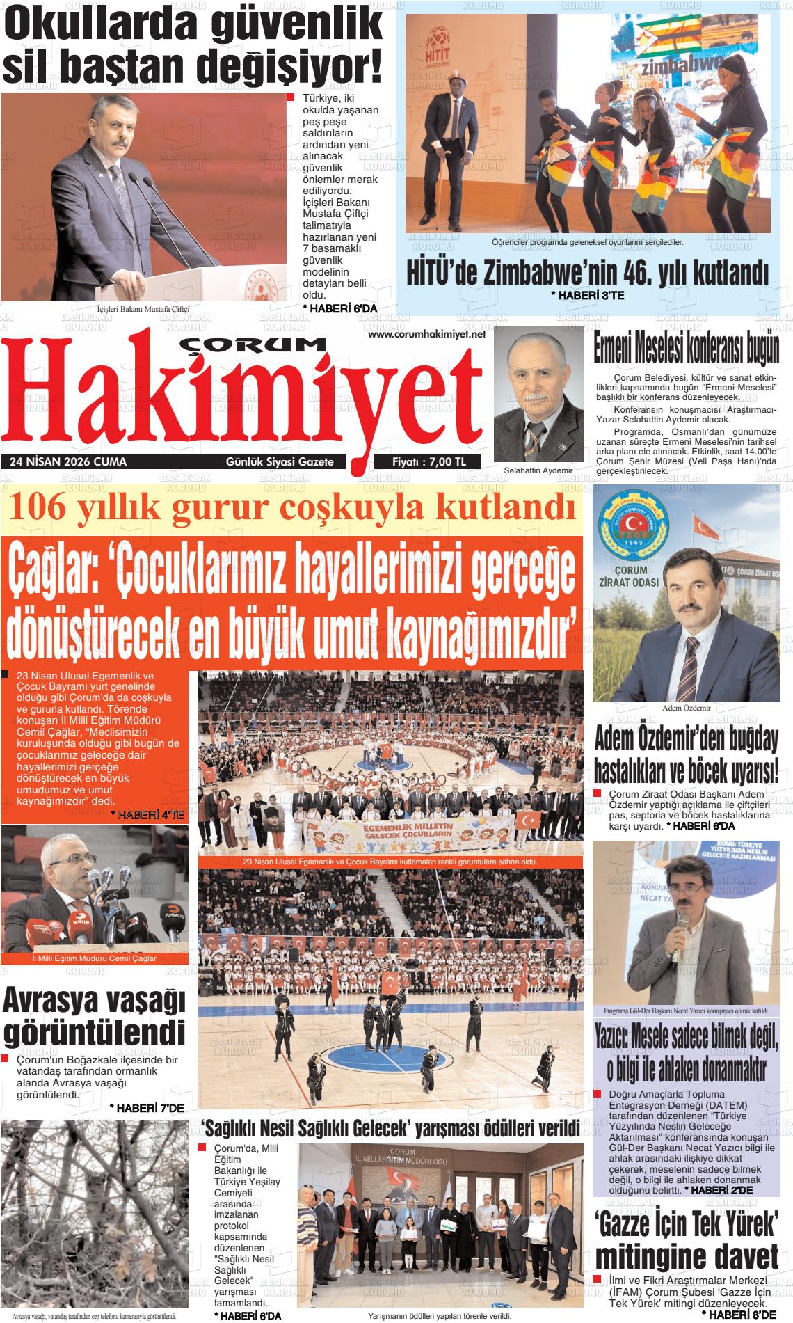 Corum Hakimiyet 24.04.2026