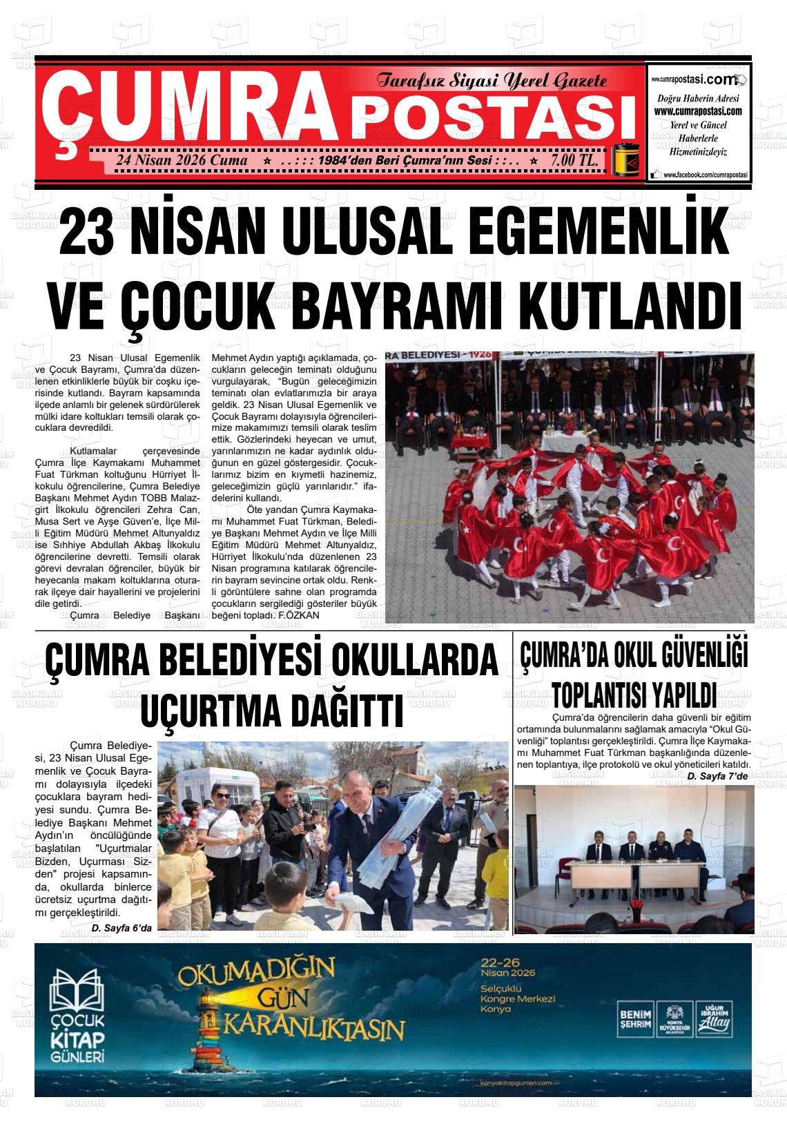 Konya Cumrapostasi 24.04.2026