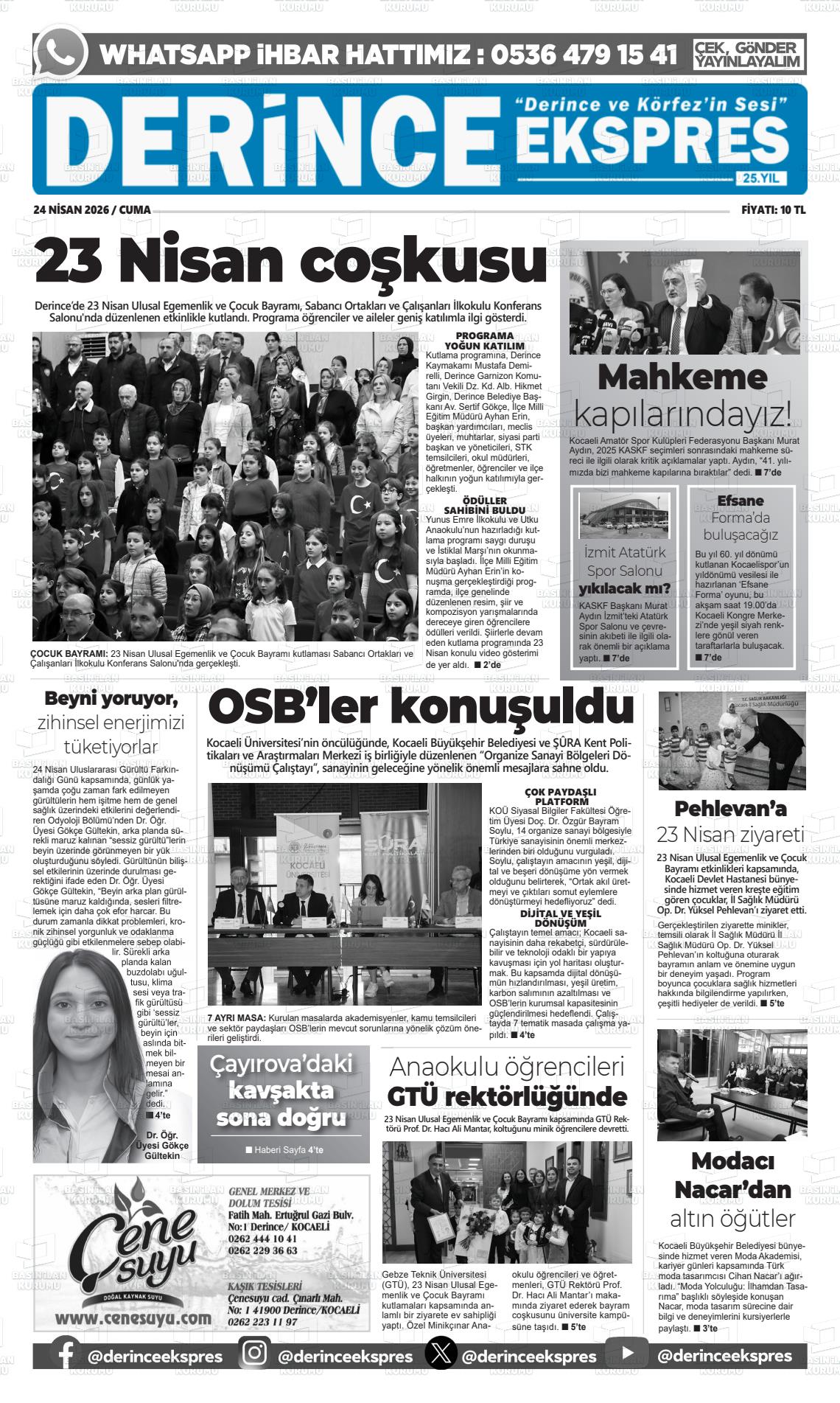 Kocaeli Derinceekspres 24.04.2026