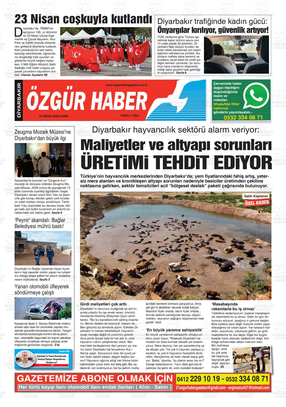 Diyarbakir Ozgurhaber 24.04.2026