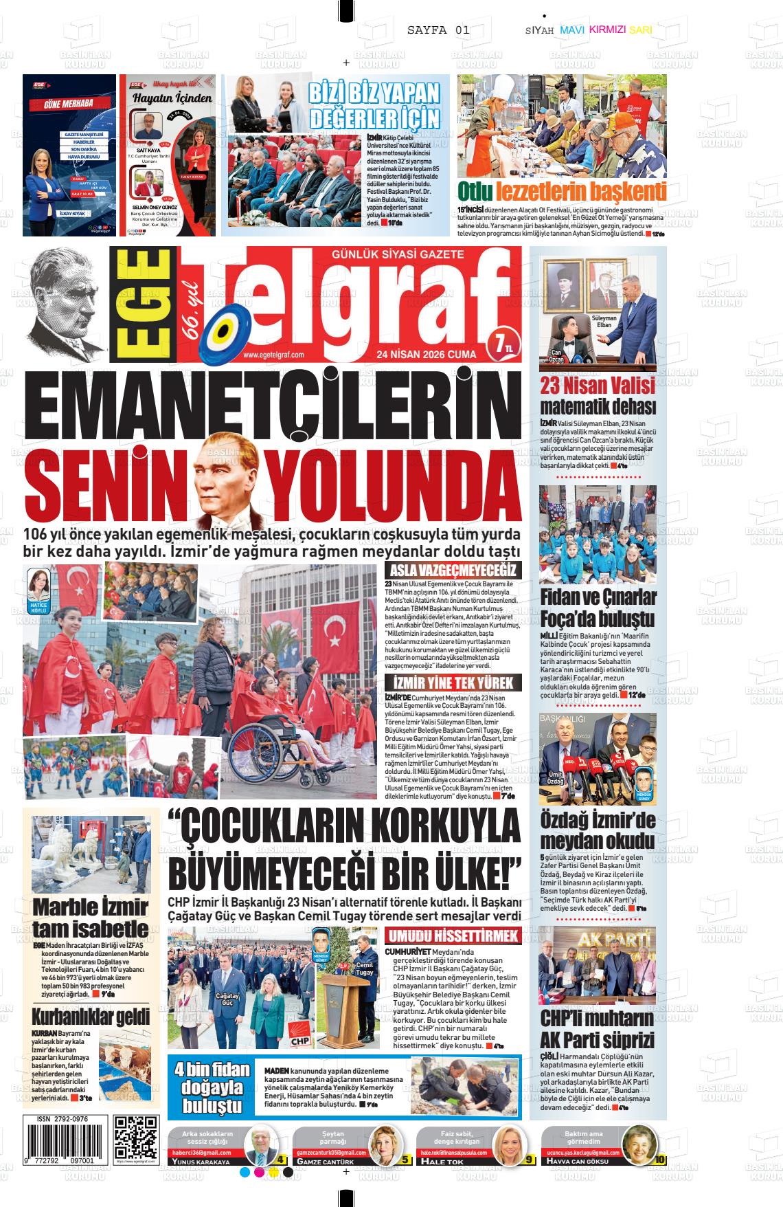 Izmir Egetelgraf 24.04.2026