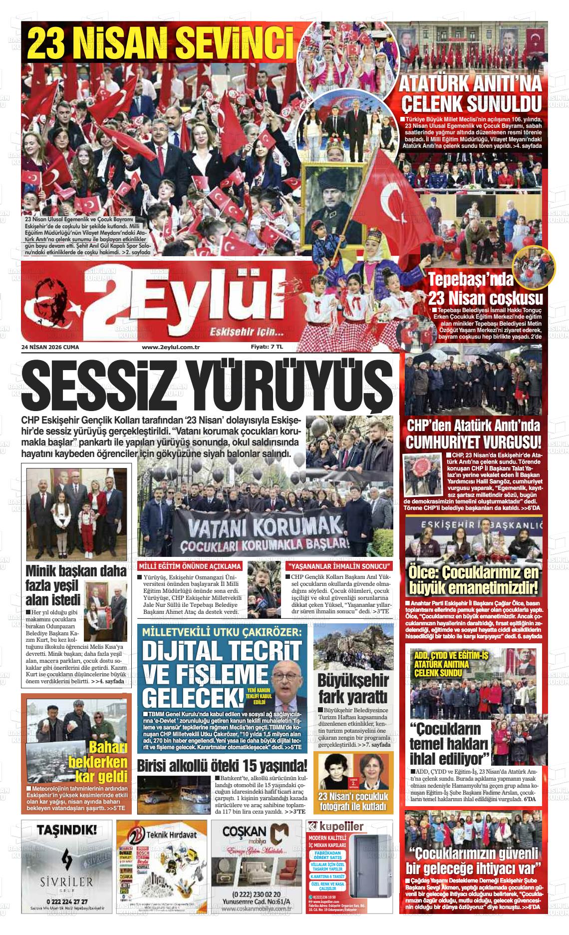 Eskisehir 2 Eylul 24.04.2026
