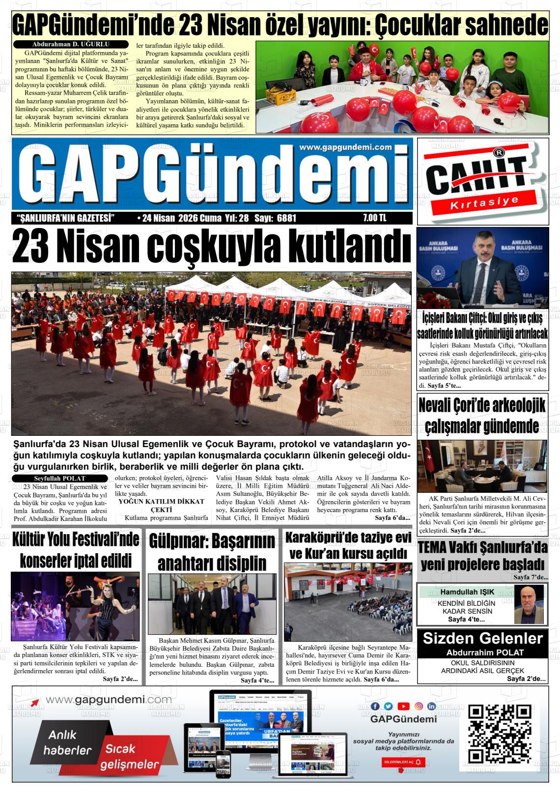 Sanliurfa Gapgundemi 24.04.2026