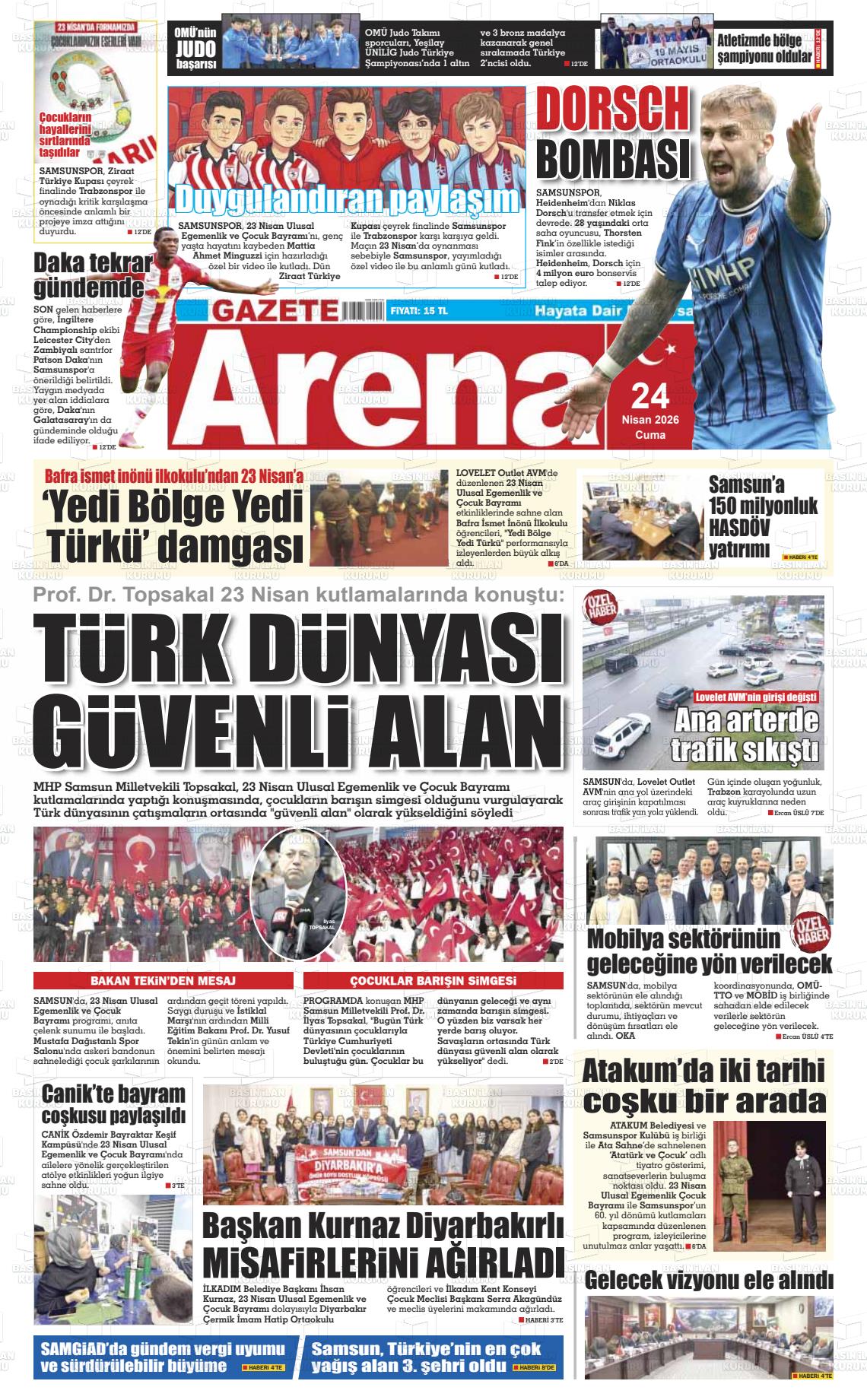 Samsun Gazetearena 24.04.2026
