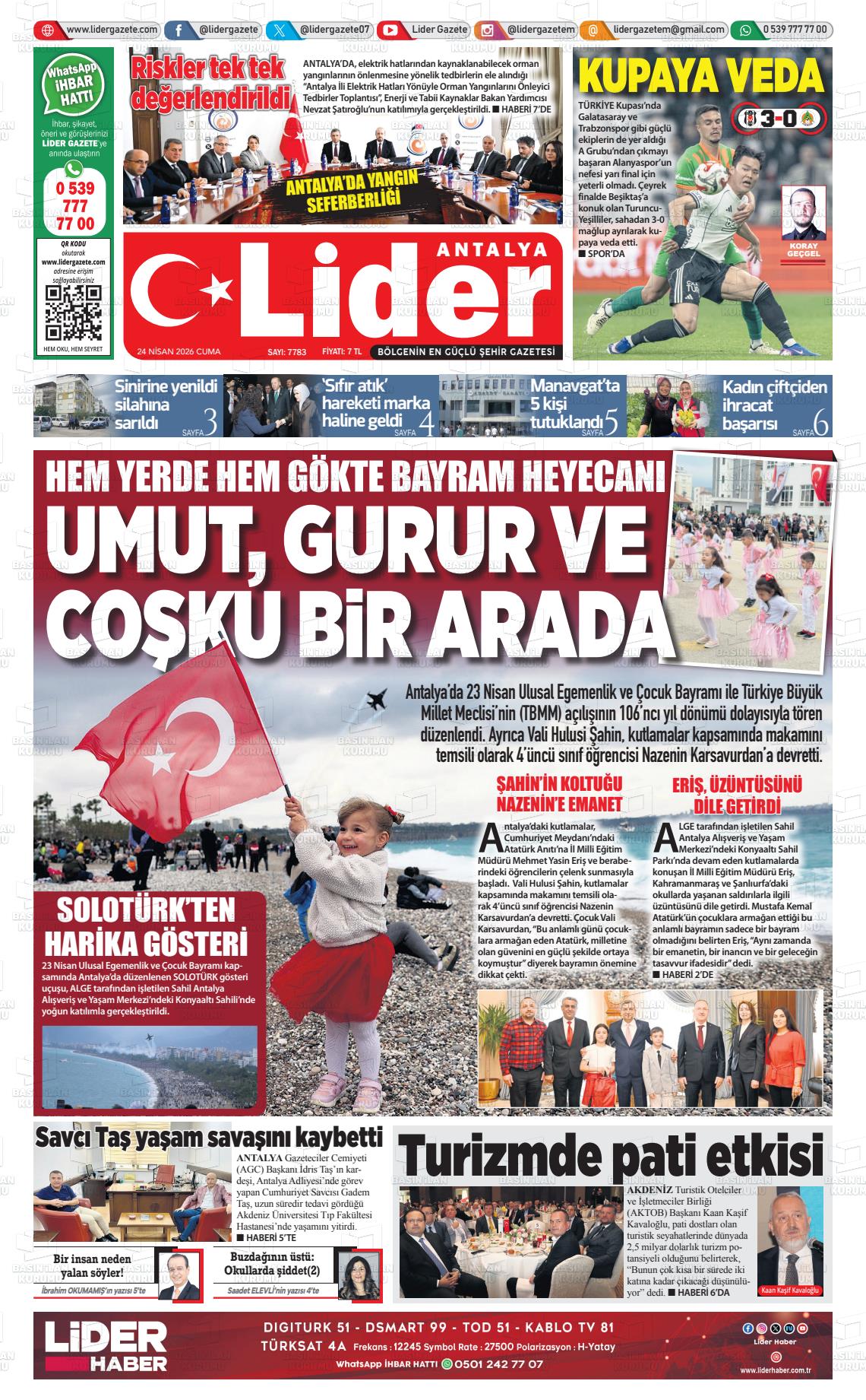 Antalya Gazetebir 24.04.2026