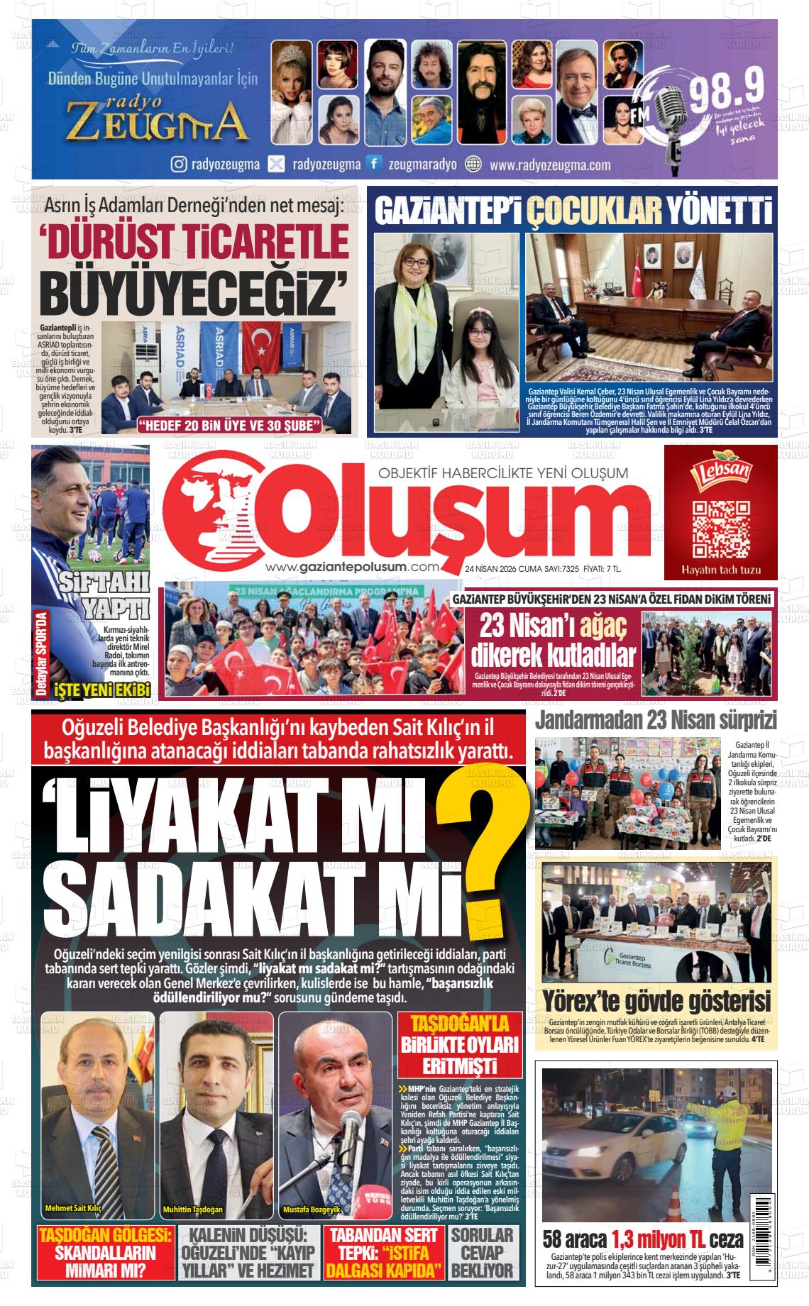 Gaziantep Olusum 24.04.2026