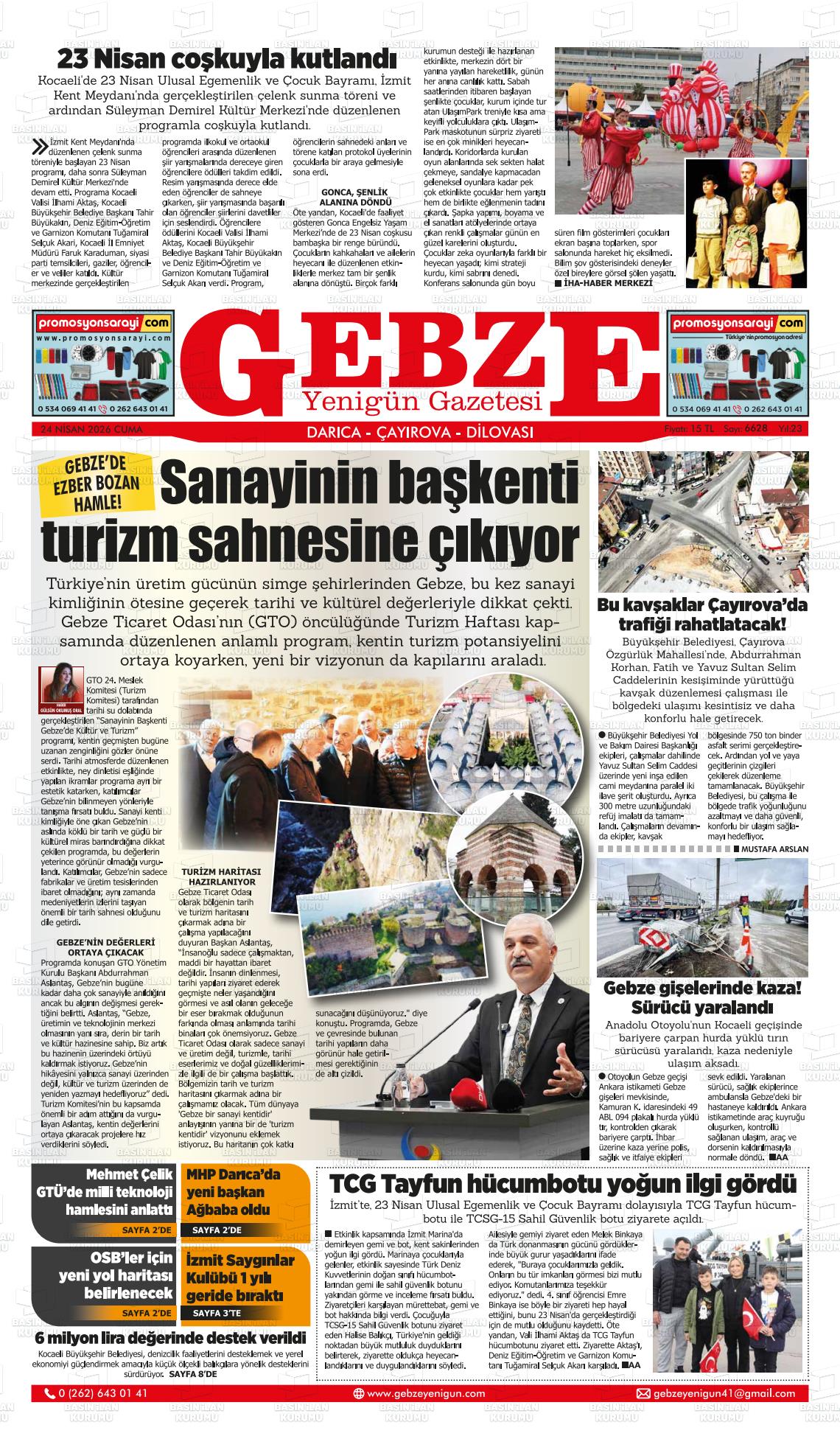 Kocaeli Gebzeyenigun 24.04.2026
