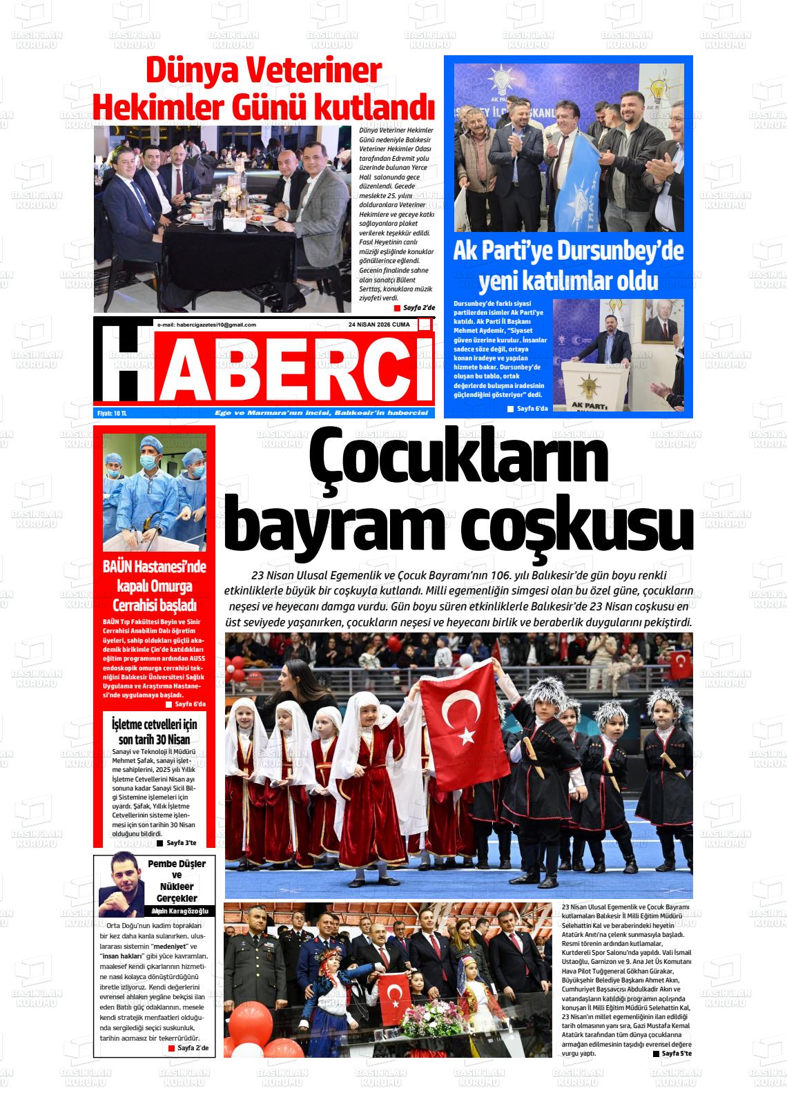 Mersin Haberci 24.04.2026