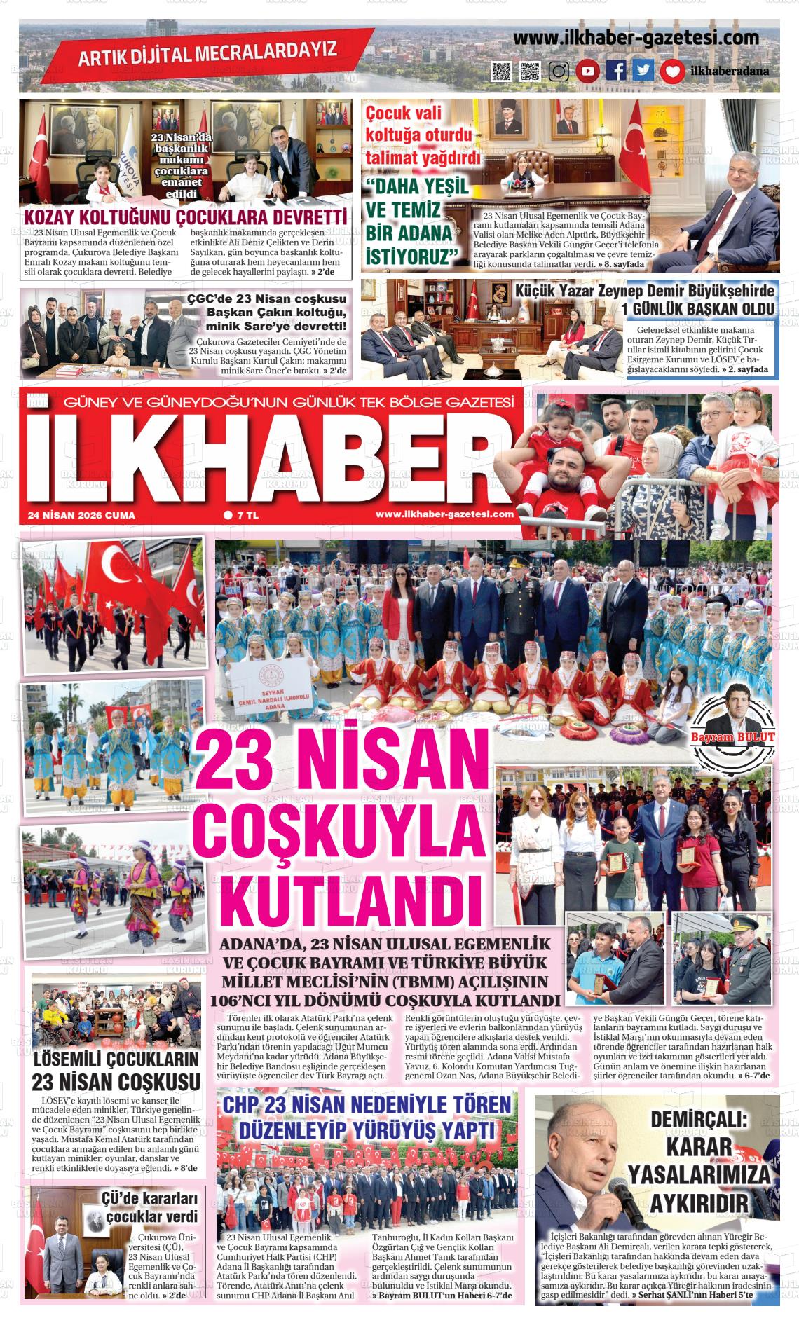 Adana Ilkhaber 24.04.2026