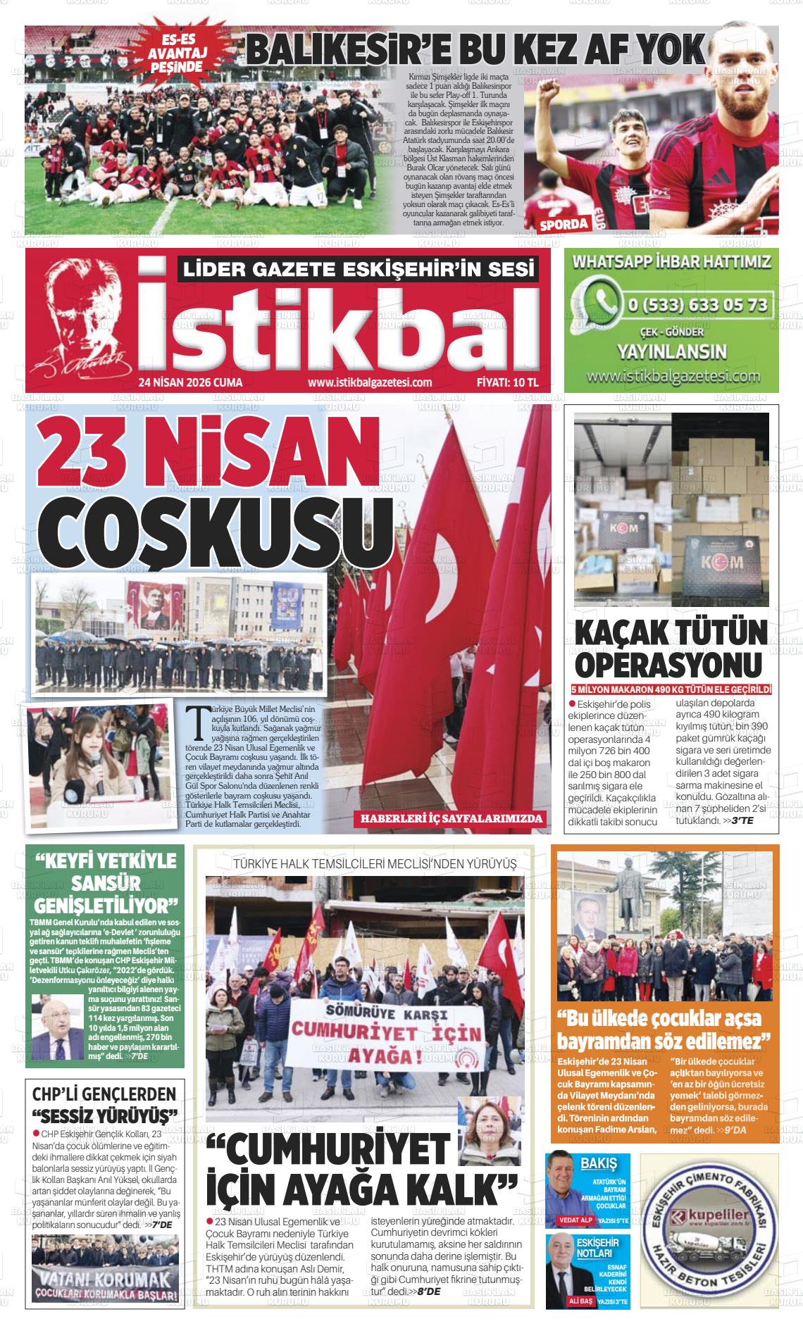 Eskisehir Istikbal 24.04.2026