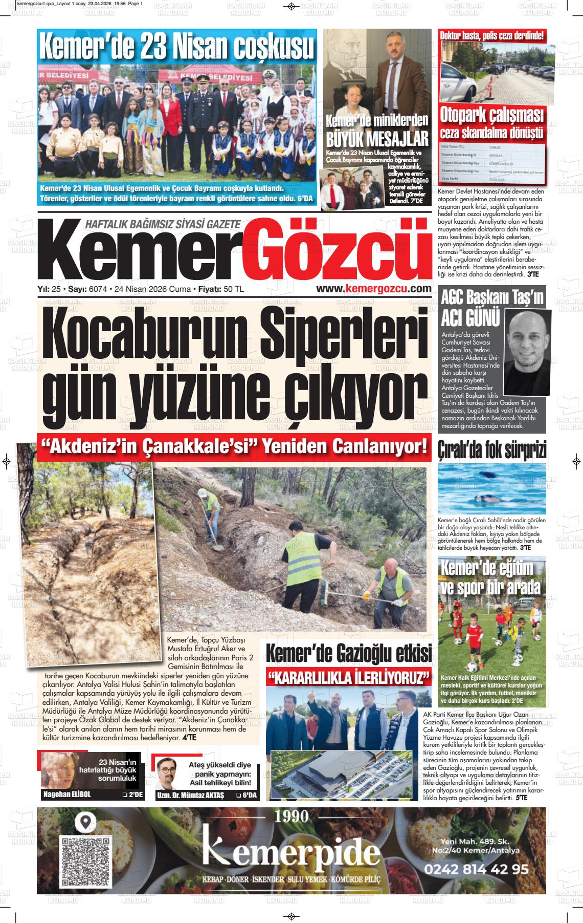 Antalya Kemergozcu 24.04.2026