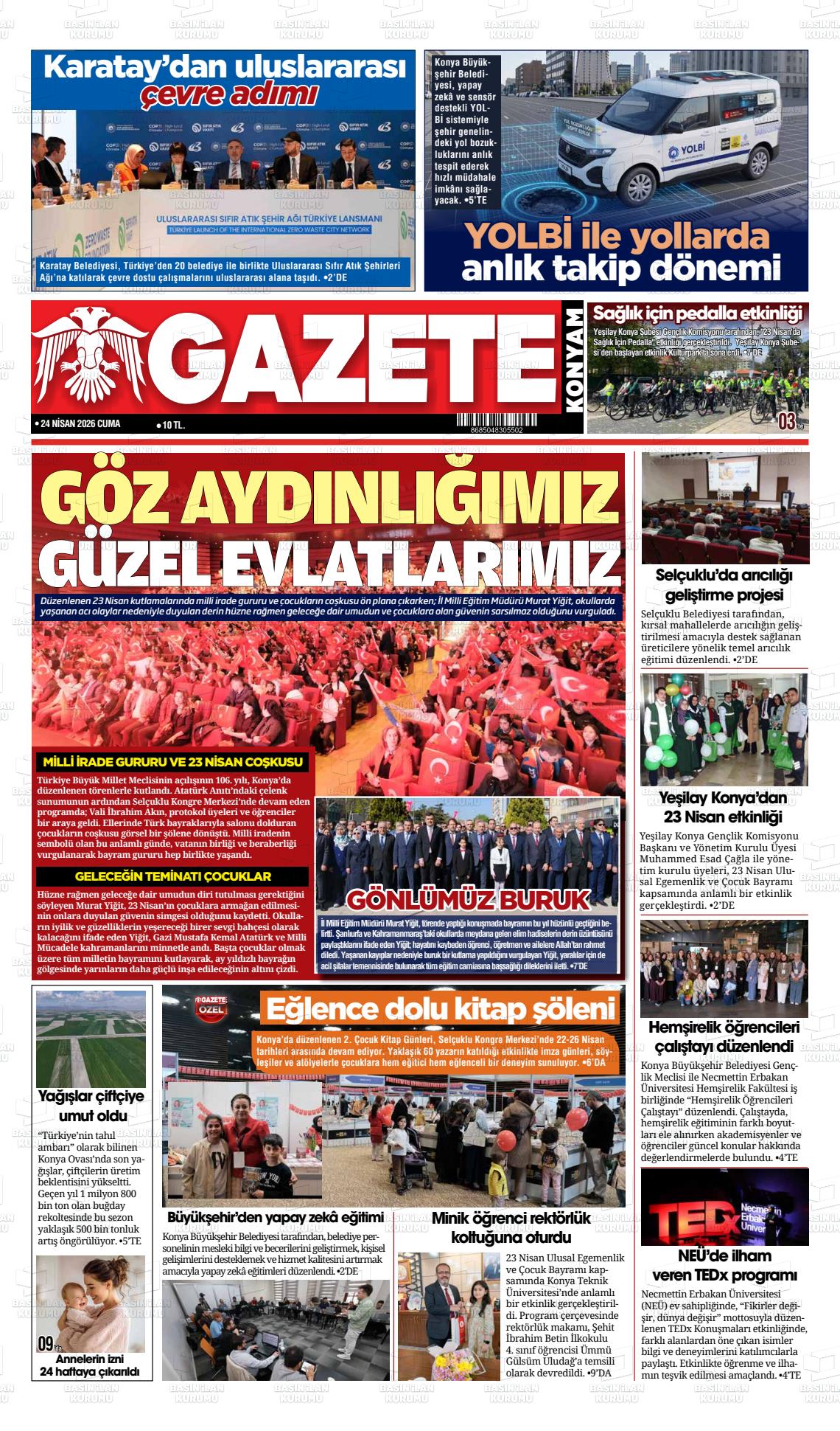 Konya Yenigun 24.04.2026