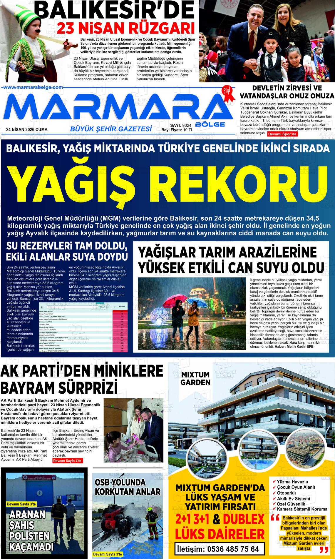 Balikesir Marmarabolge 24.04.2026