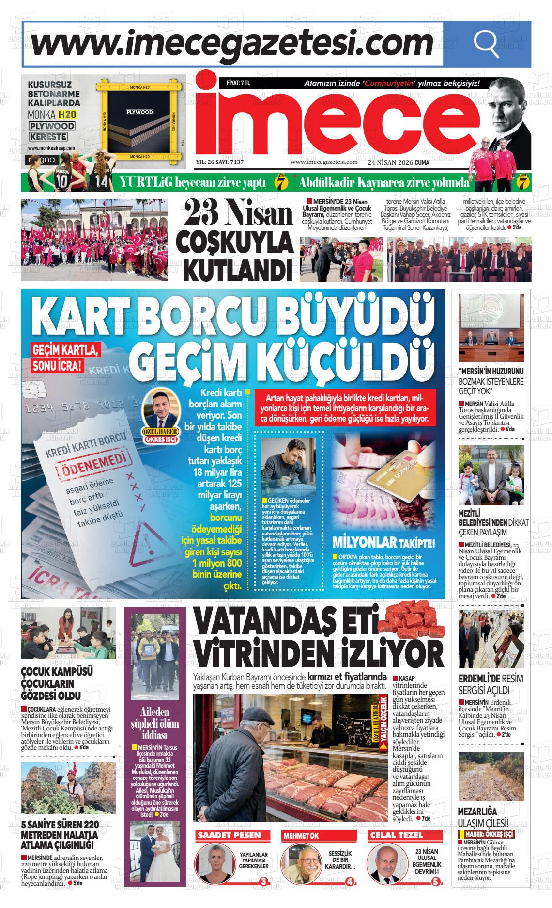 Mersin Imece 24.04.2026