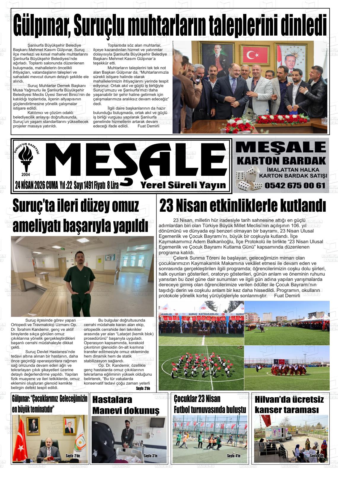 Sanliurfa Mesale 24.04.2026