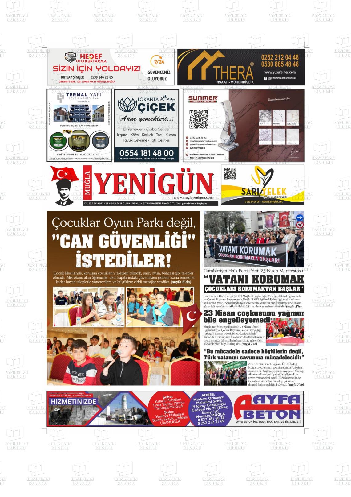 Mugla Yenigun 24.04.2026