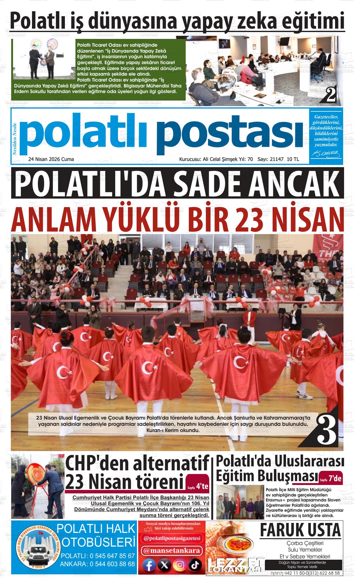 Ankara Polatlipostasi 24.04.2026