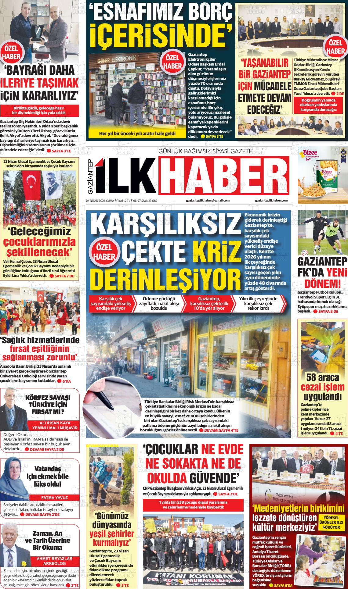 Sabah(gaziantep) 24.04.2026