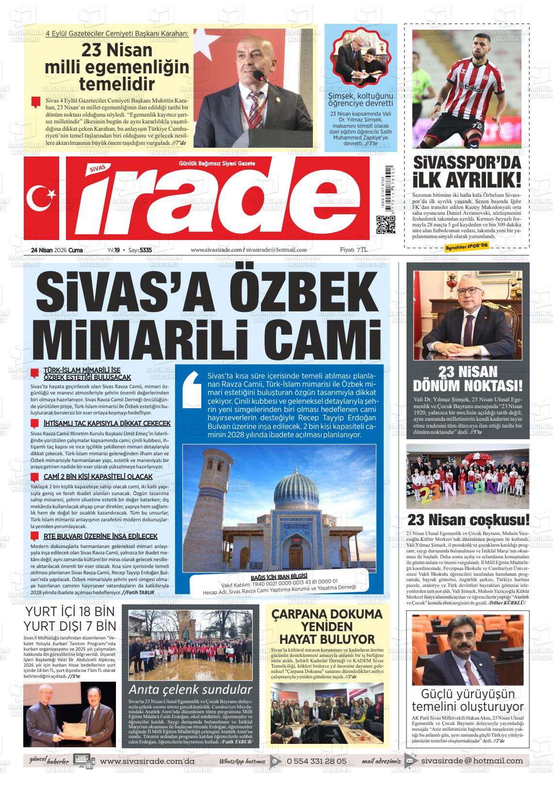 Sivas Irade 24.04.2026