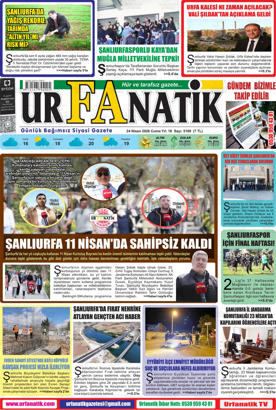 Sanliurfa Urfanatik 24.04.2026