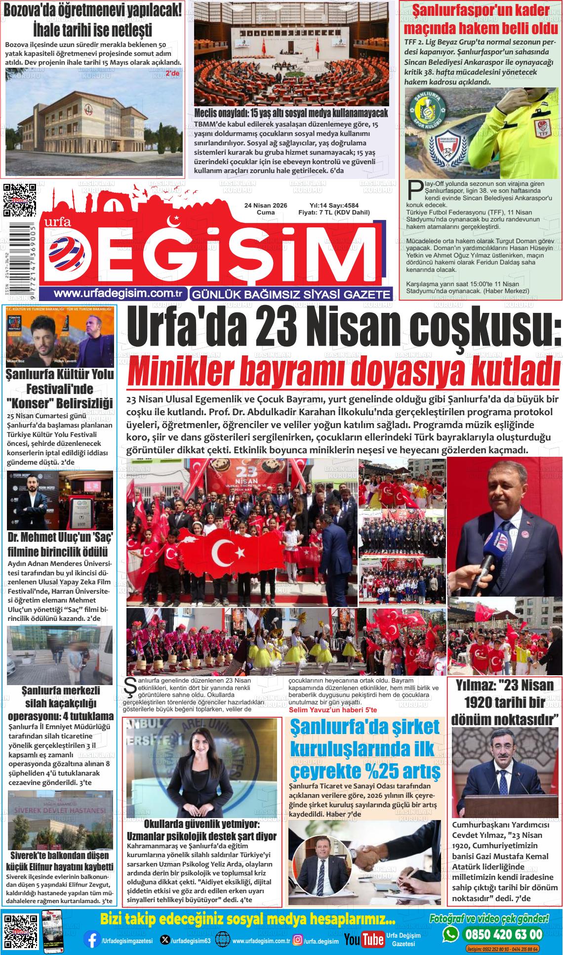 Sanliurfa Urfastar 24.04.2026