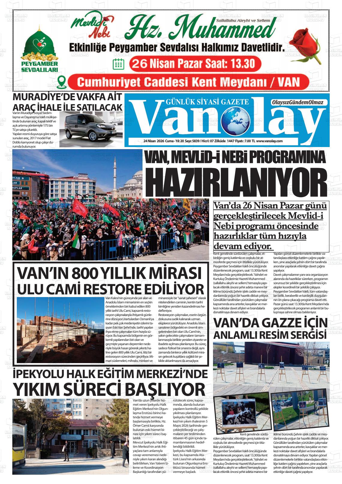 Van Olay 24.04.2026