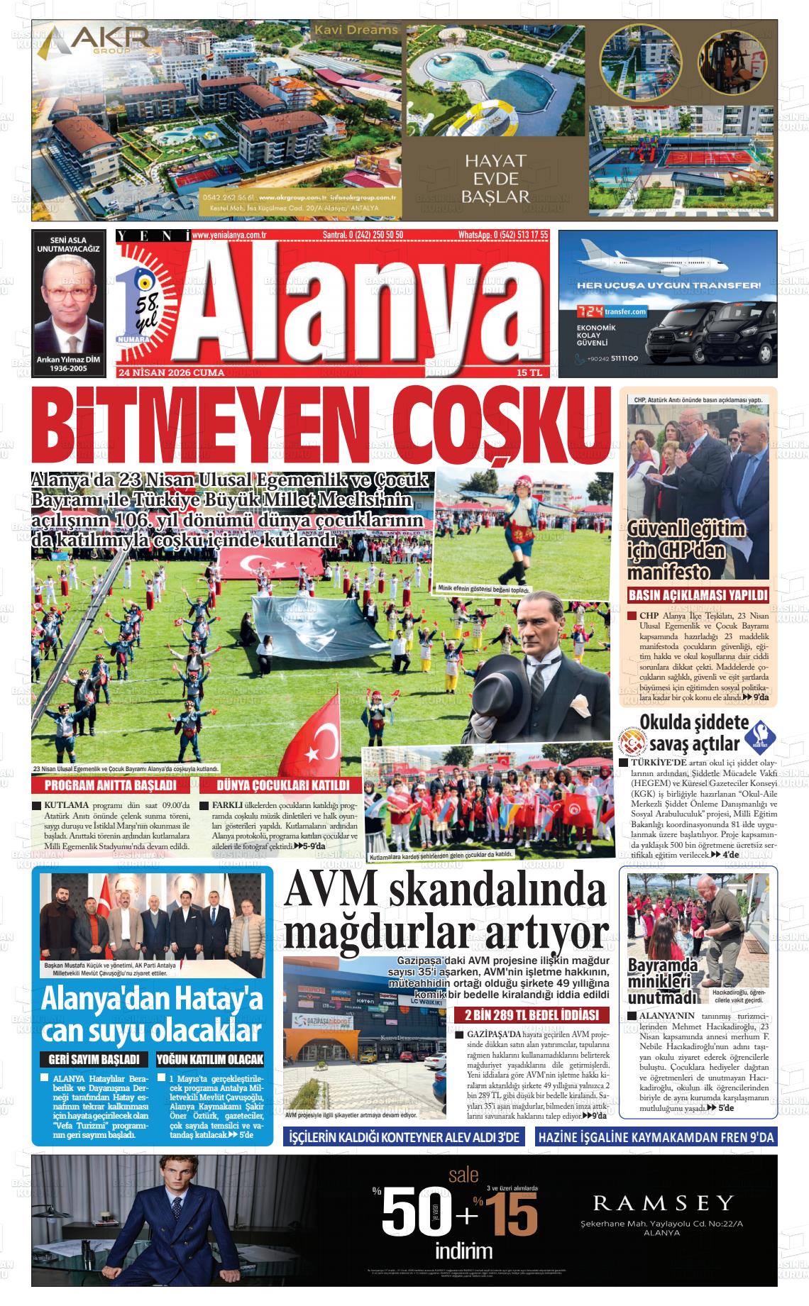 Antalya Yenialanya 24.04.2026