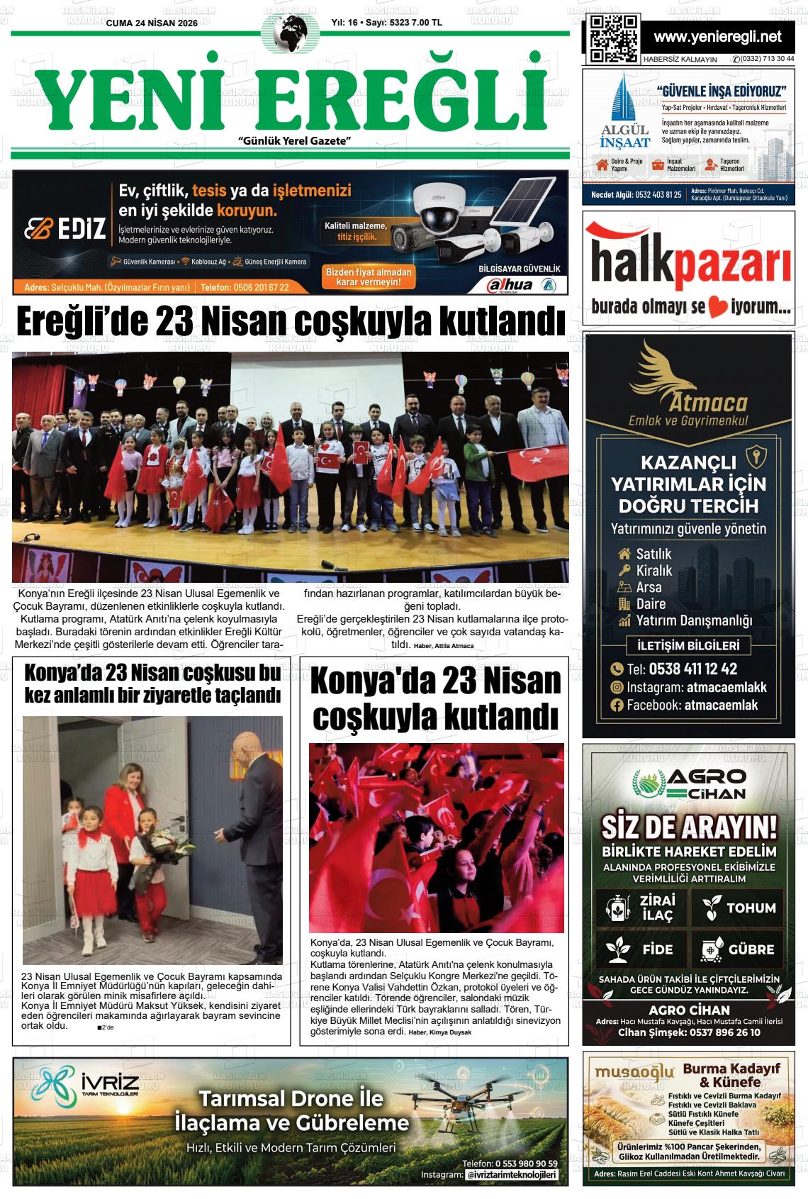 Konya Yenieregli 24.04.2026