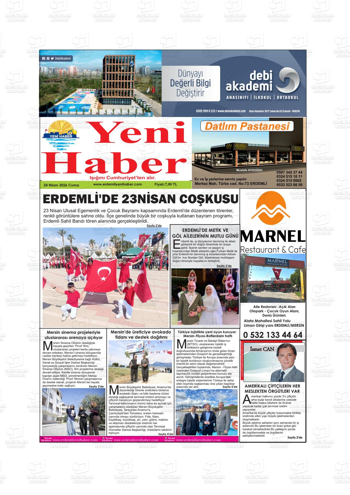 Konya Yenihaber 24.04.2026