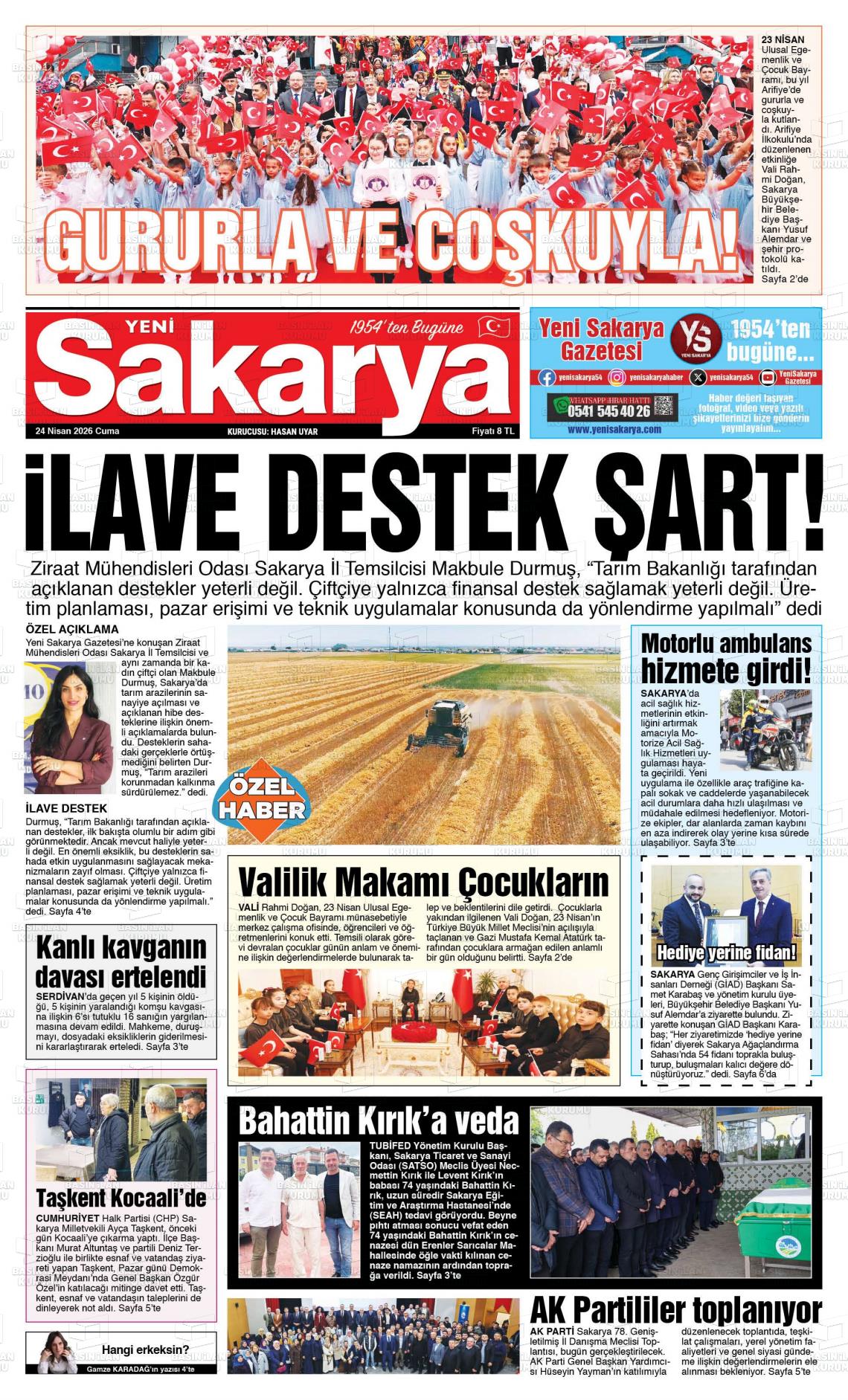 Sakarya Yeni 24.04.2026