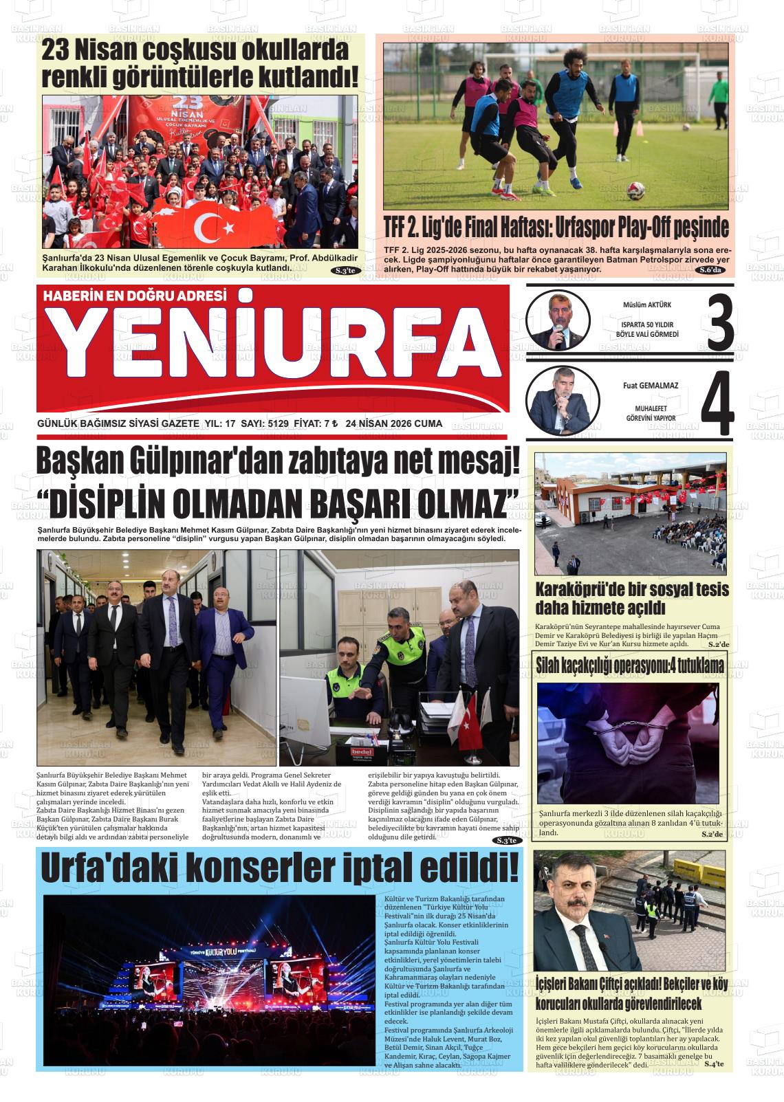 Sanliurfa Yeniurfa 24.04.2026
