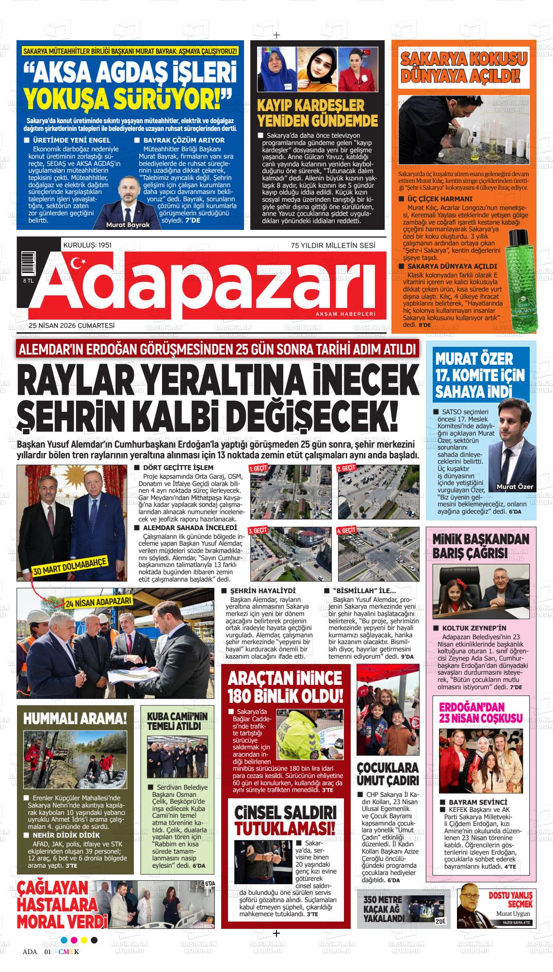Sakarya Adapazariaksamhaberleri 25.04.2026