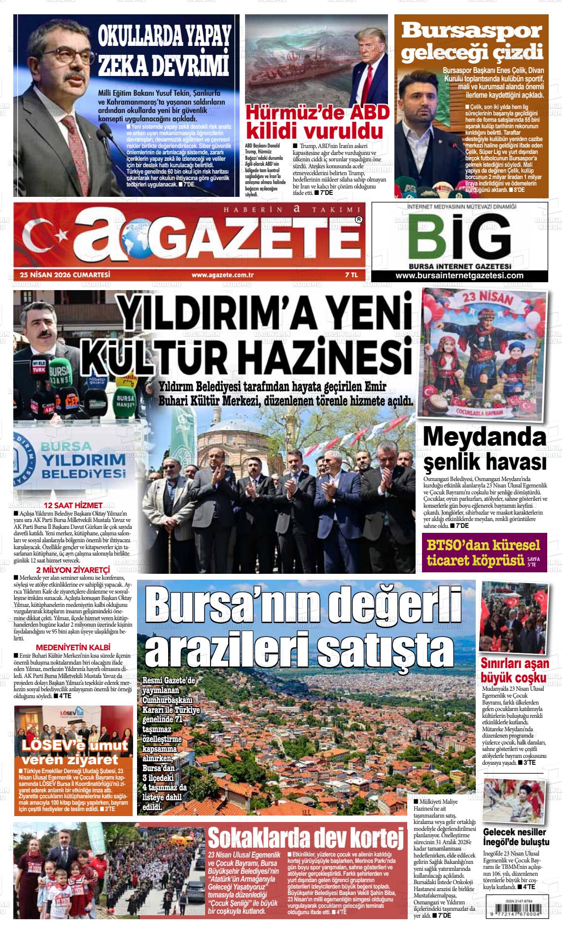 Bursa Agazete 25.04.2026