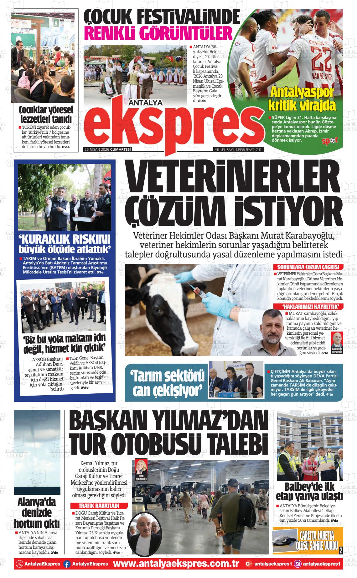 Antalya Ekspres 25.04.2026