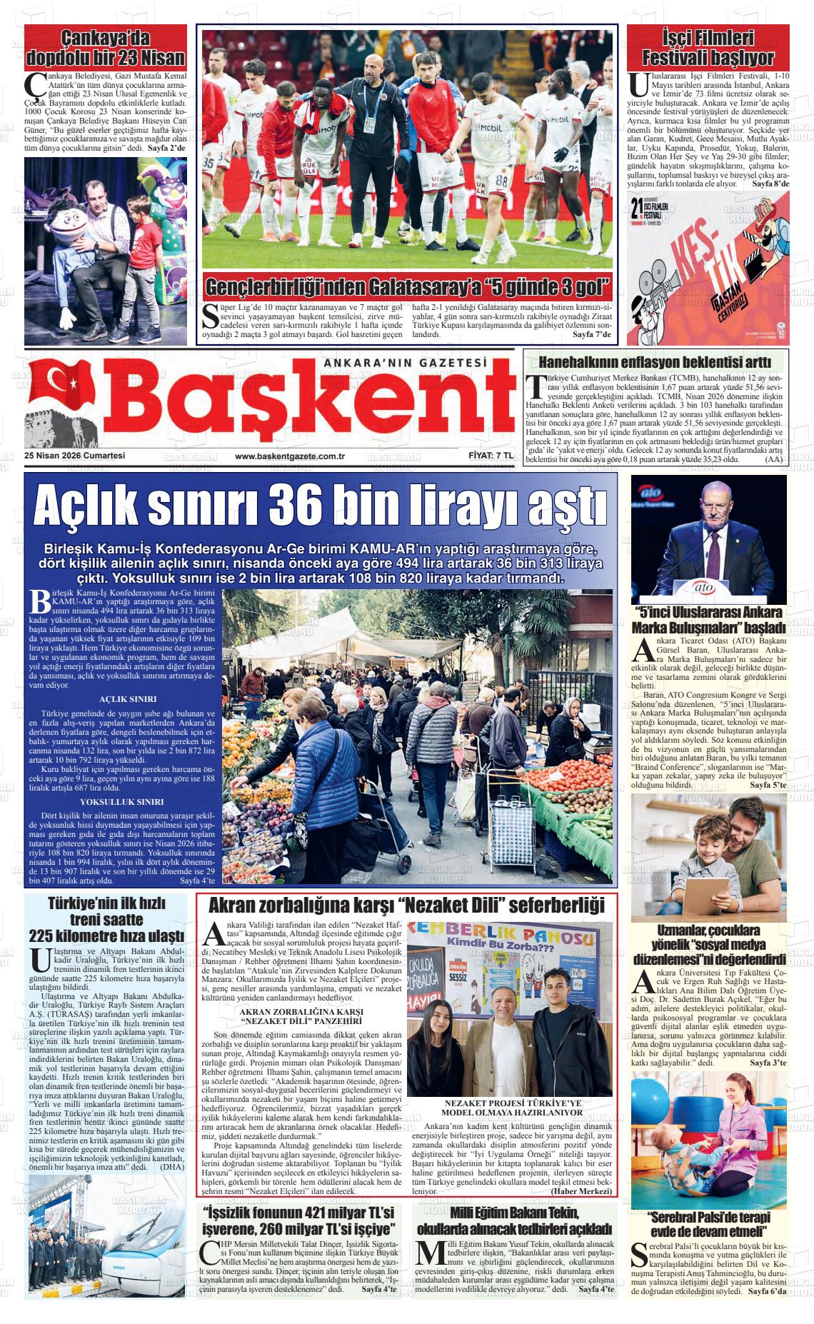 Ankara Baskent 25.04.2026