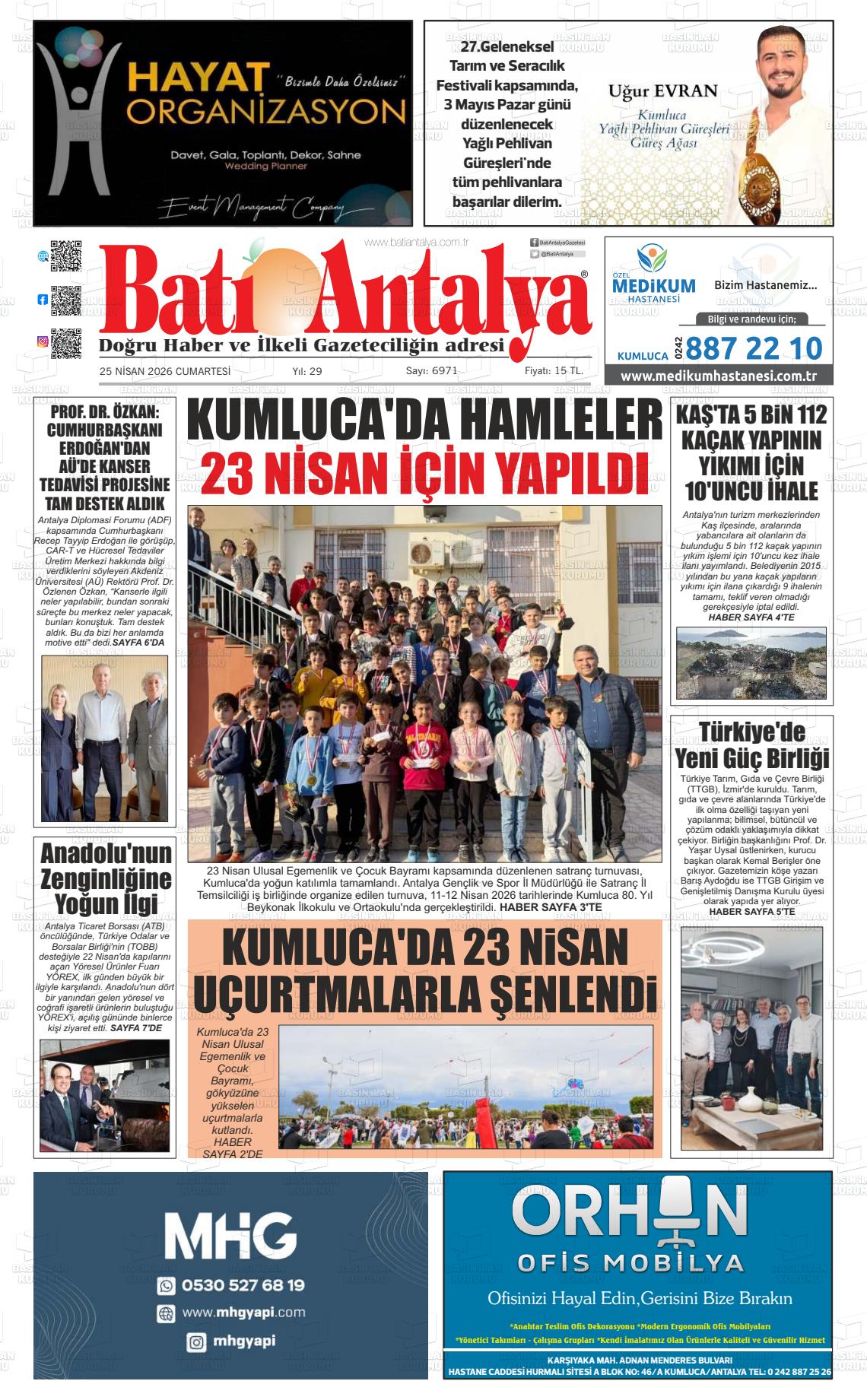 Antalya Bati 25.04.2026