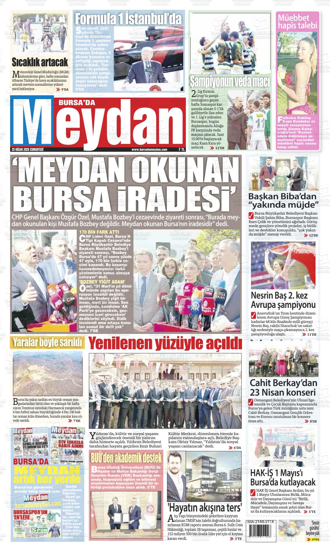Bursa Dameydan 25.04.2026