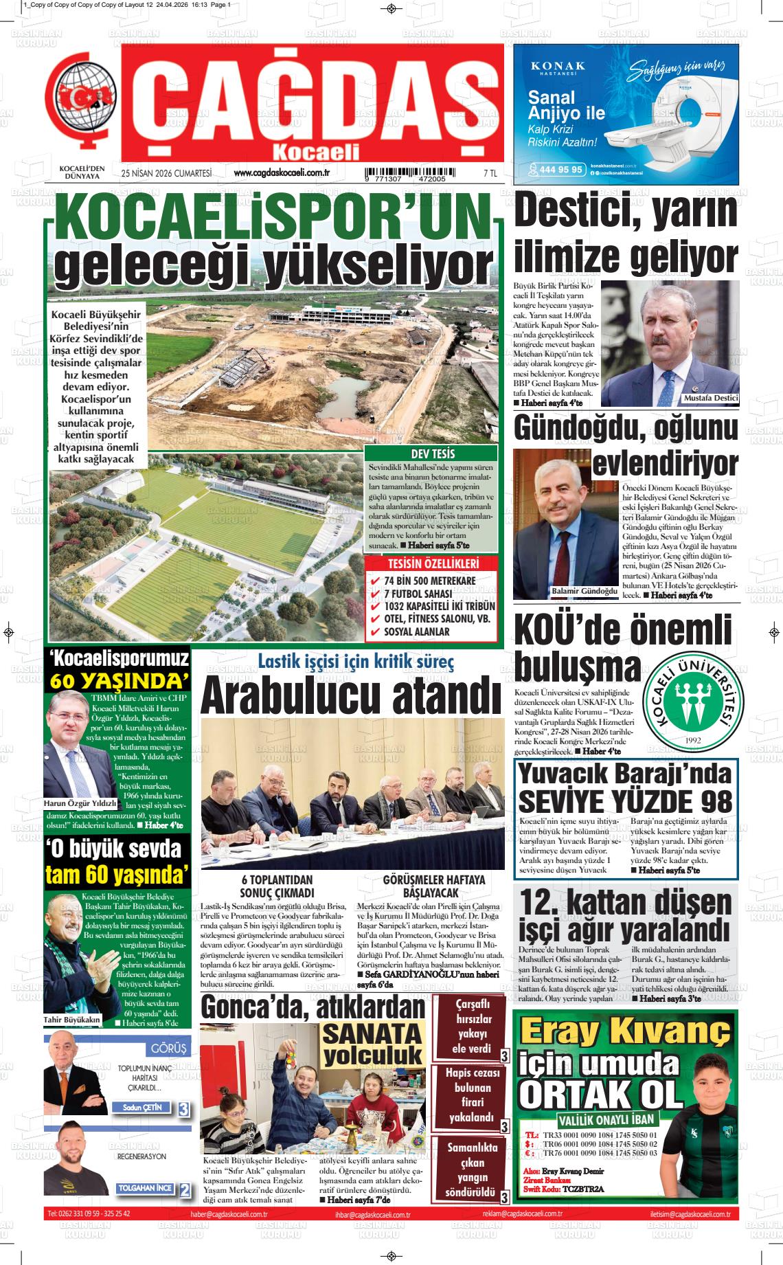 Kocaeli Cagdas 25.04.2026