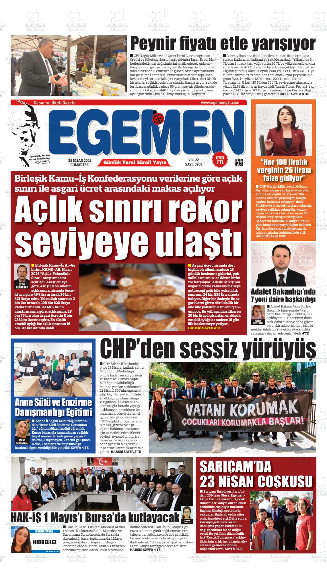 Adana Egemen 25.04.2026